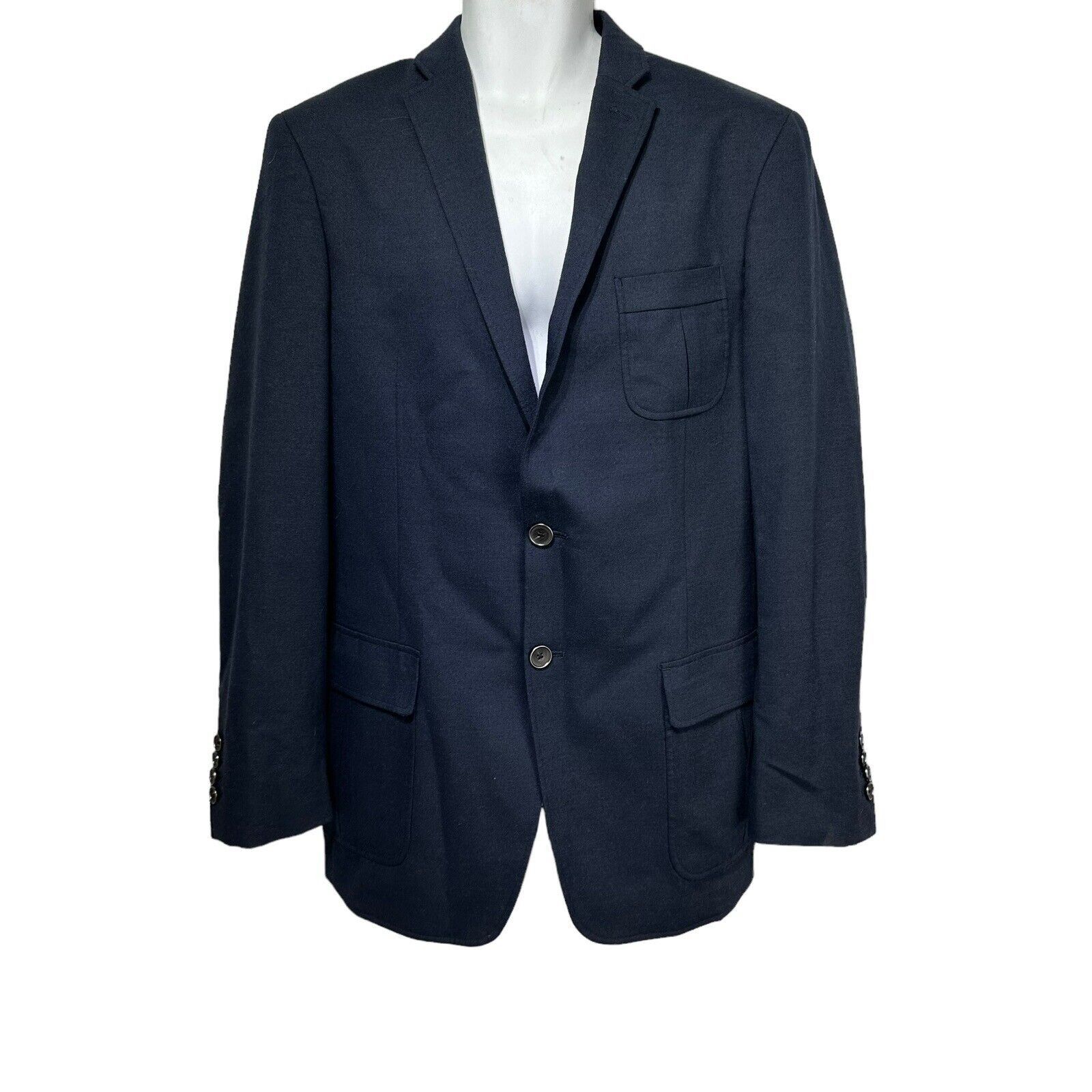 Hart Schaffner Marx hart schaffner marx blue 2 button wool blazer Size M Size M / US 6-8 / IT 42-44 - 1 Thumbnail
