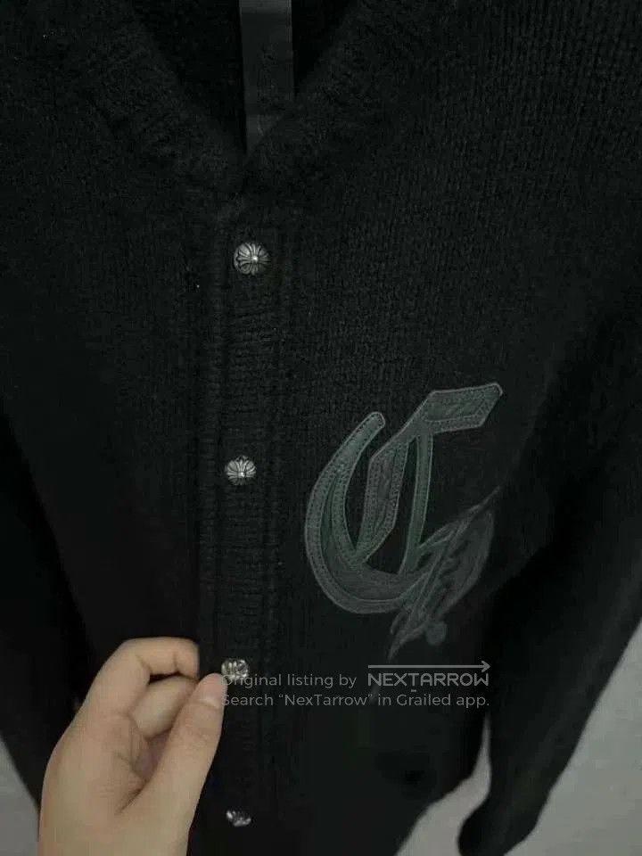 Chrome Hearts Chrome hearts leather silver button cardigan. Size US S / EU 44-46 / 1 - 3 Thumbnail