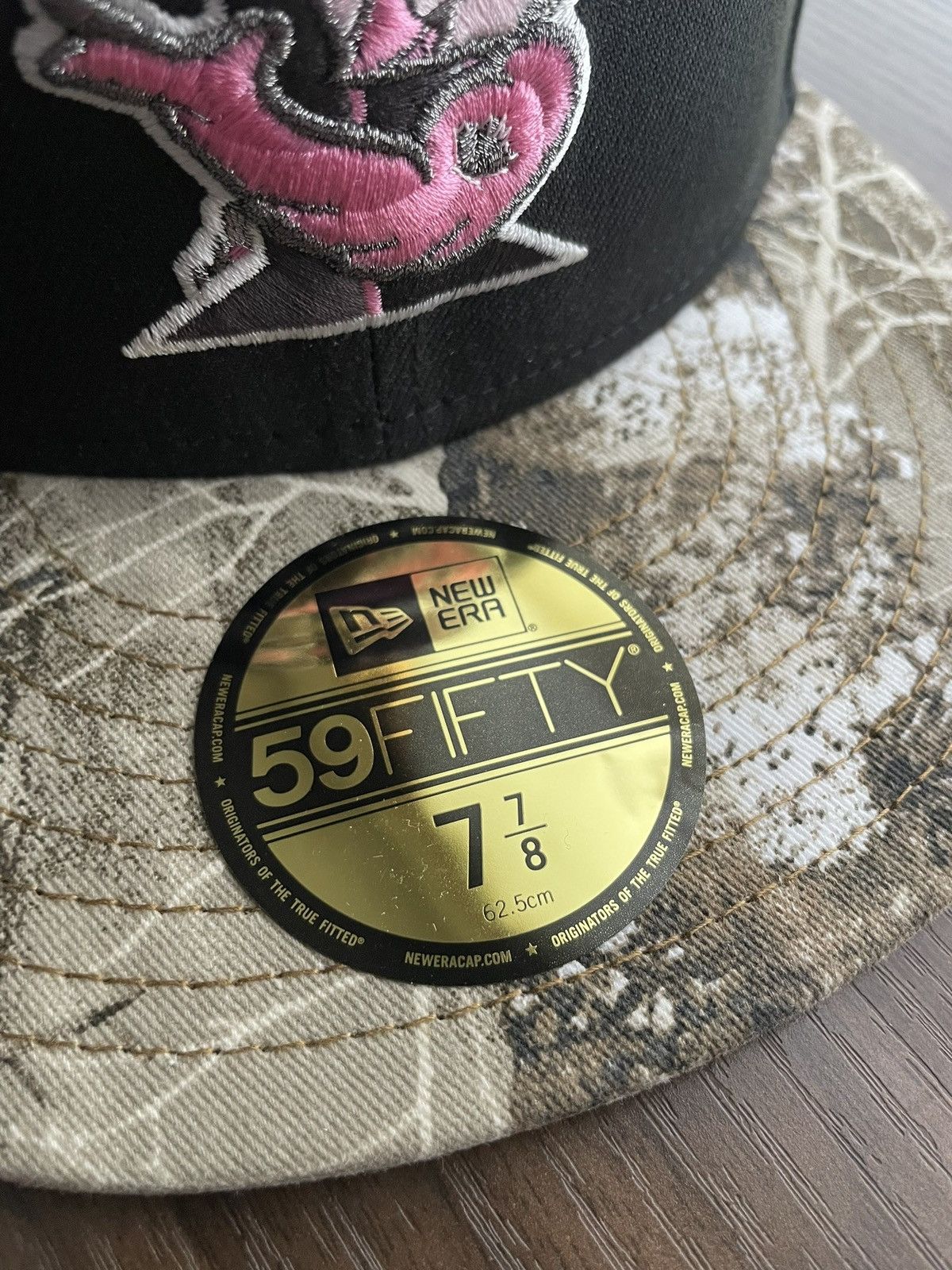Hat Club × MyFitteds × New Era 7 7/8 Hat Club Realtree Pink Bottom Toronto Blue Jays Size ONE SIZE - 3 Thumbnail