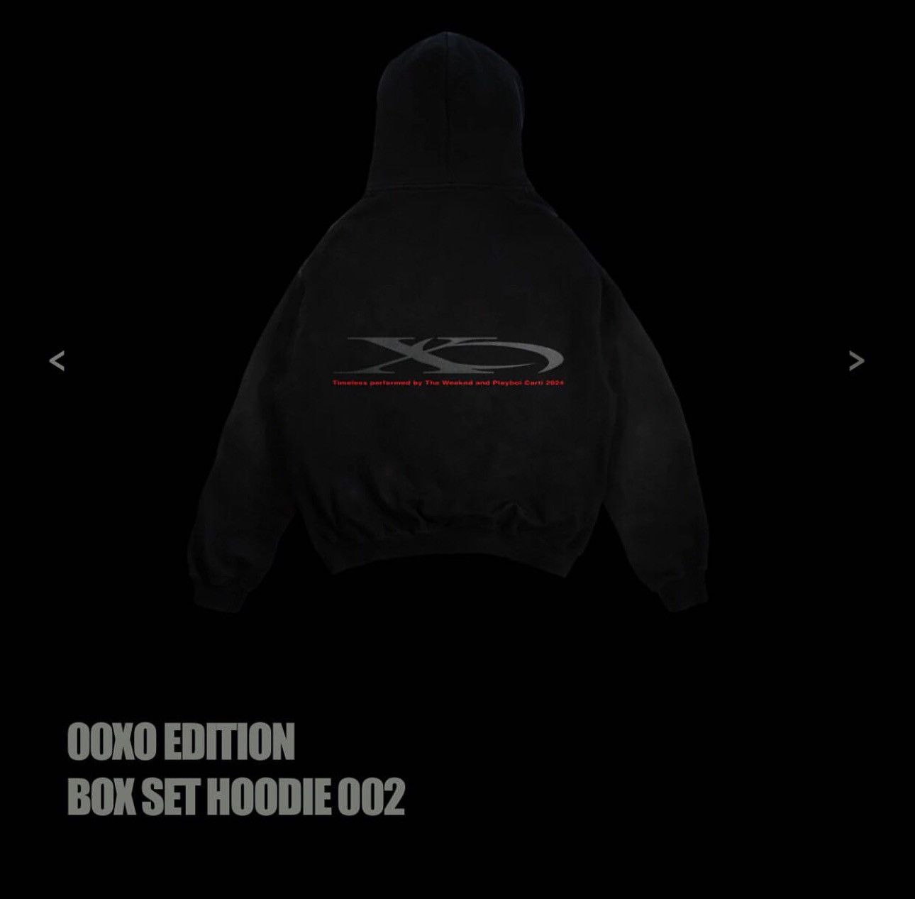 Playboi Carti × The Weeknd 00XO EDITION BOX SET HOODIE 002 Size US L / EU 52-54 / 3 - 5 Thumbnail