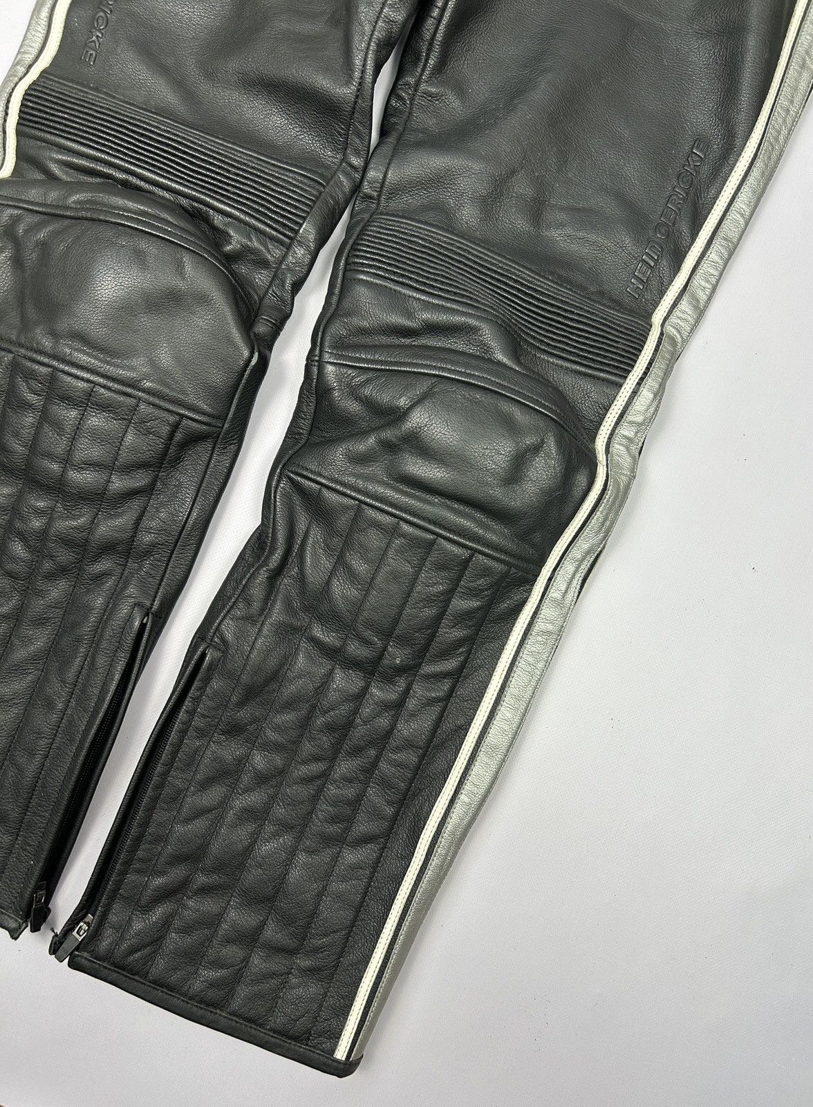 Vintage Hein Gericke 2 Piece Set Leather Motorcycle Jacket Trousers Size US M / EU 48-50 / 2 - 11 Thumbnail
