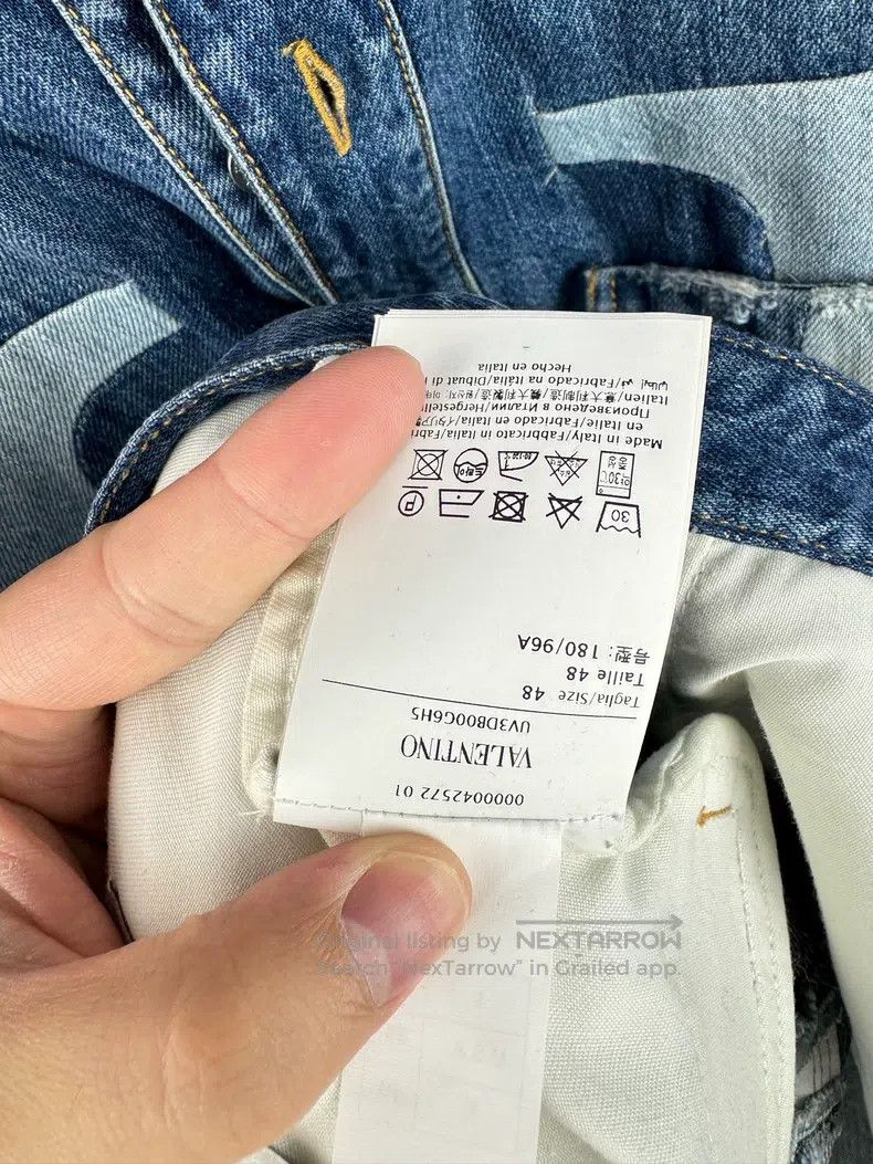 Valentino Valentino Embroidered patch logo denim shirt jacket Size US M / EU 48-50 / 2 - 7 Thumbnail