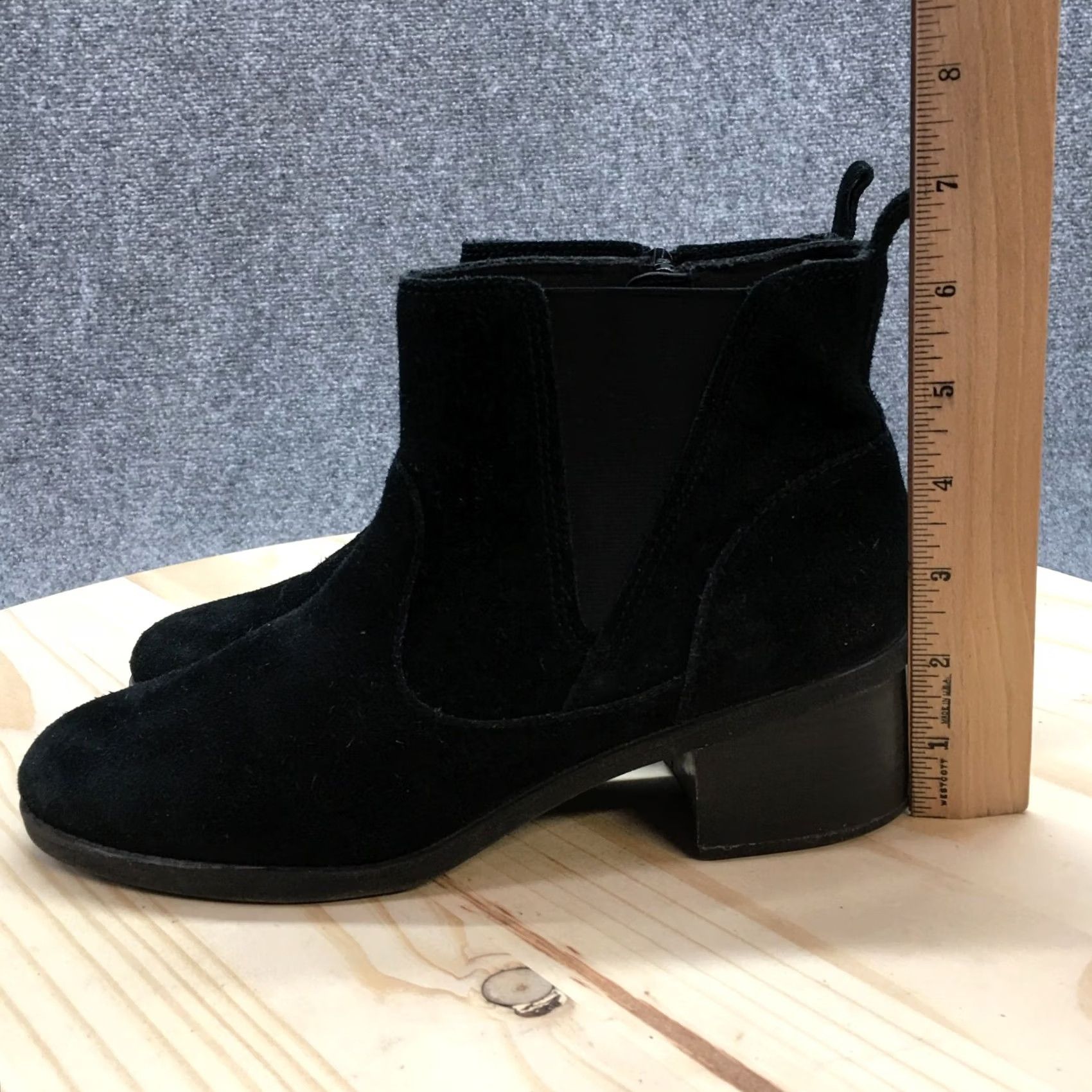 Clarks Clarks Boots Womens 9 Ankle Booties Casual 15190 Black Suede Double Zipper Boots Size US 9 / IT 39 - 7 Thumbnail