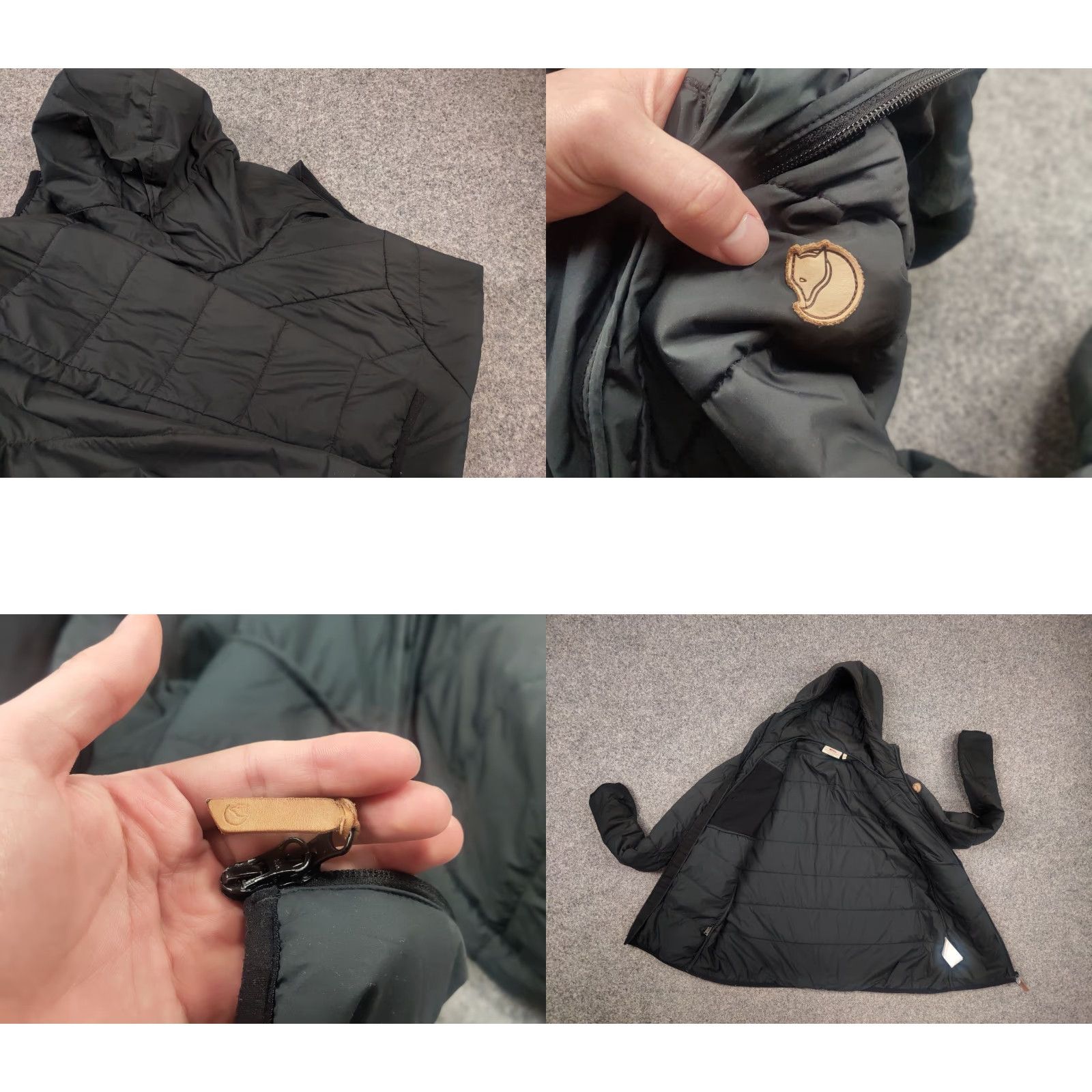 Vintage Fjällräven Keb padded insulated Hoodie G loft Zip Quilted Womens Jacket Hoodie Size M / US 6-8 / IT 42-44 - 10 Thumbnail