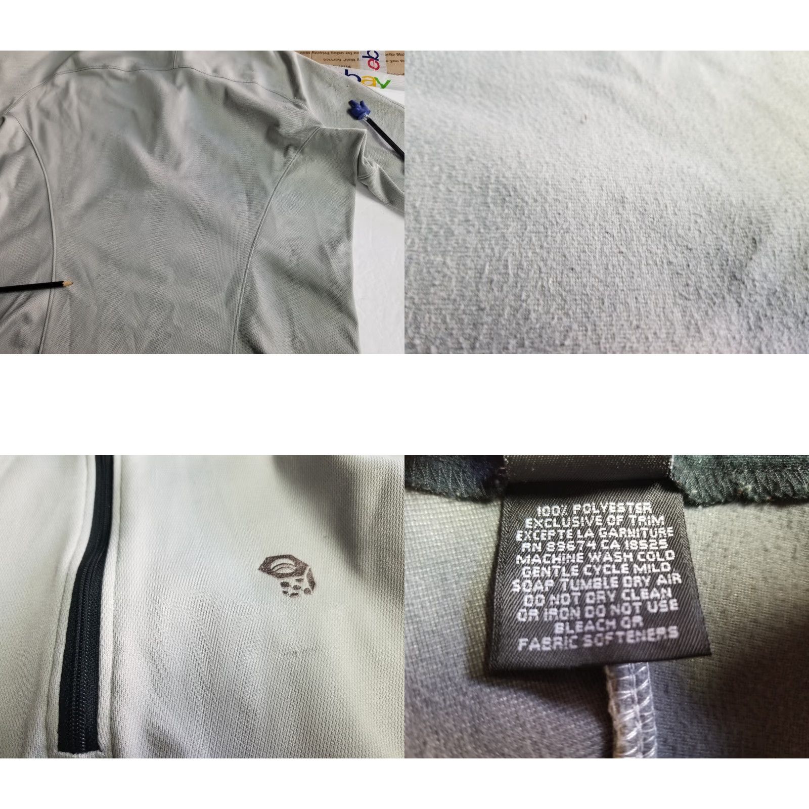 Mountain Hardwear Vtg Mountain Hardwear Gore Windstopper 1/4 Zip Pullover Gray Size Large Jacket Men Windbreaker 90s Outdoor Ski Fall Winter Spring Hiking See Pics Size US L / EU 52-54 / 3 - 10 Thumbnail