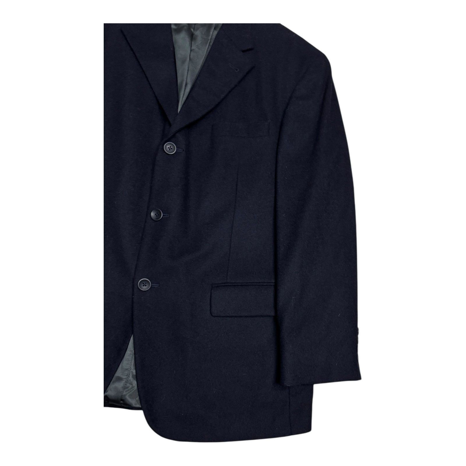 Oscar De La Renta OSCAR DE LA RENTA Wool & Cashmere Business Blazer Jacket 42S Size 42S - 5 Thumbnail