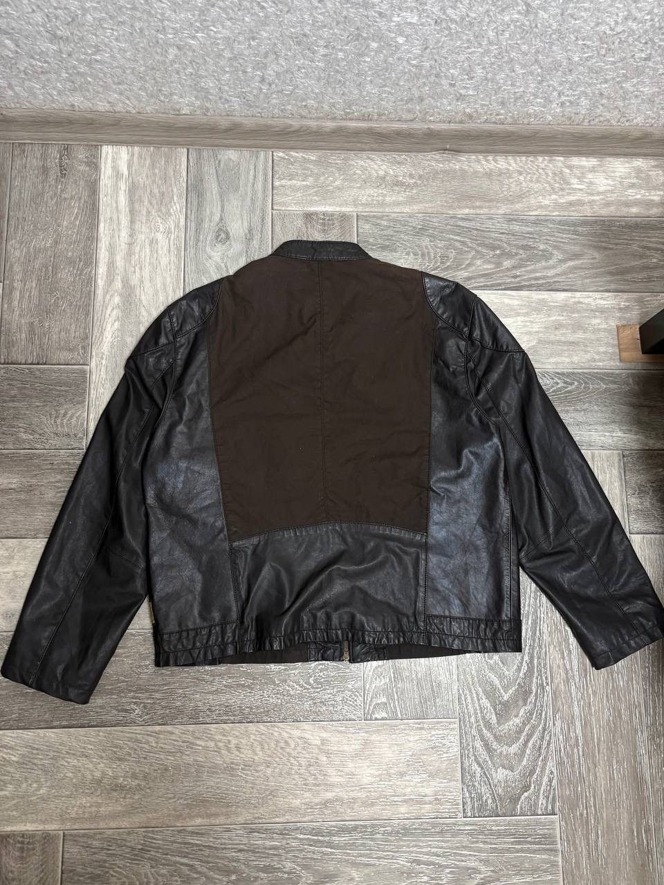 Armani Vintage Armani Jeans Leather Jacket for 30 years Armani Y2k Size US XL / EU 56 / 4 - 14 Thumbnail