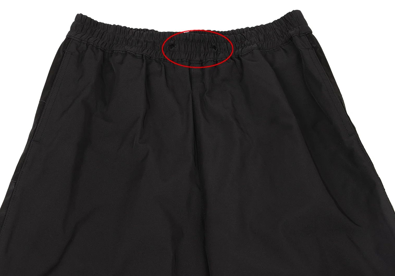 Junya Watanabe Side-Line Contrast Poly Pants in Black, Size M Size US 34 / EU 50 - 2 Thumbnail