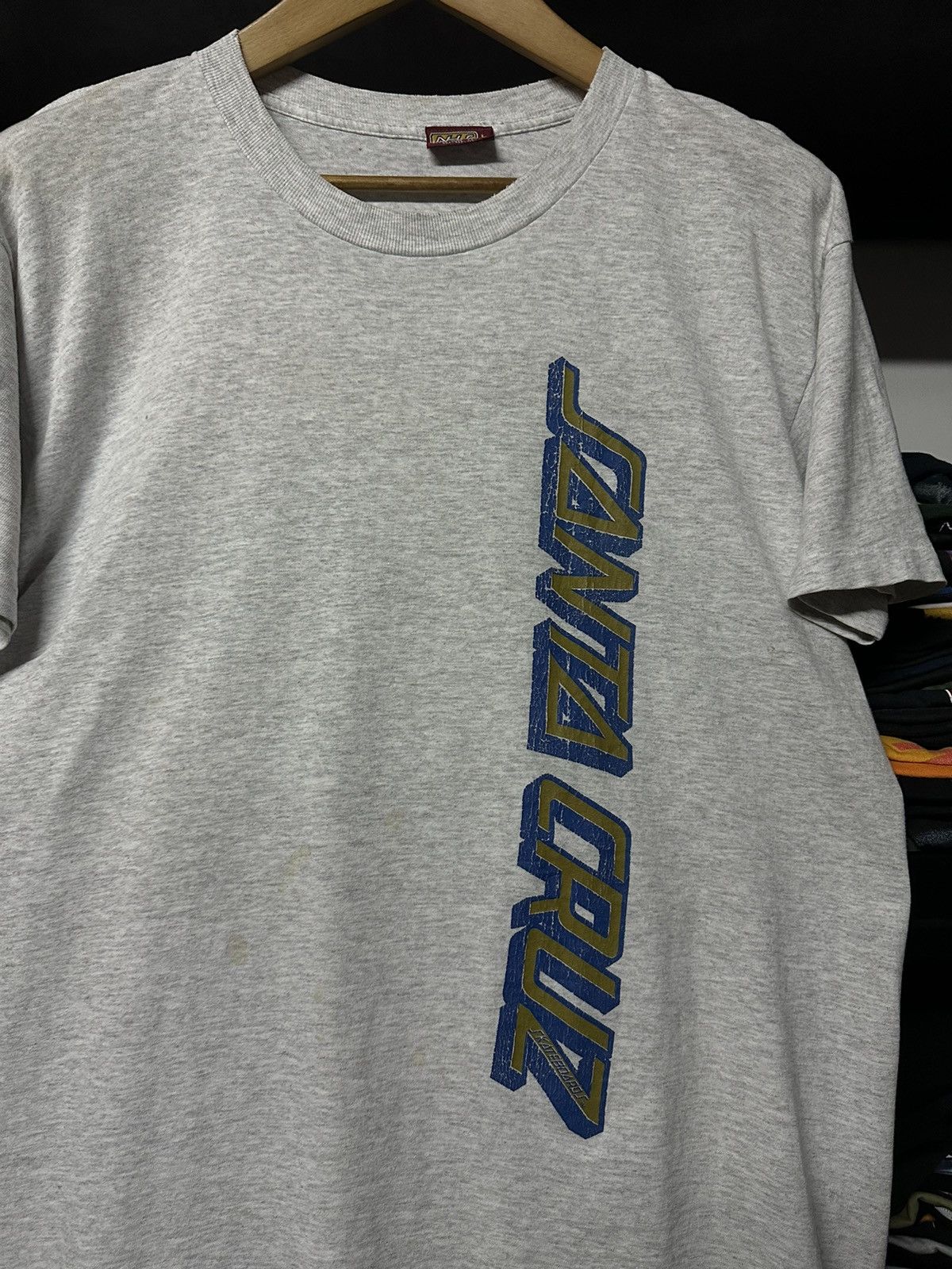 Santa Cruz Skateboards × Vintage Vintage 90s Santa Cruz Skateboard Distressed Tee Size US L / EU 52-54 / 3 - 2 Thumbnail