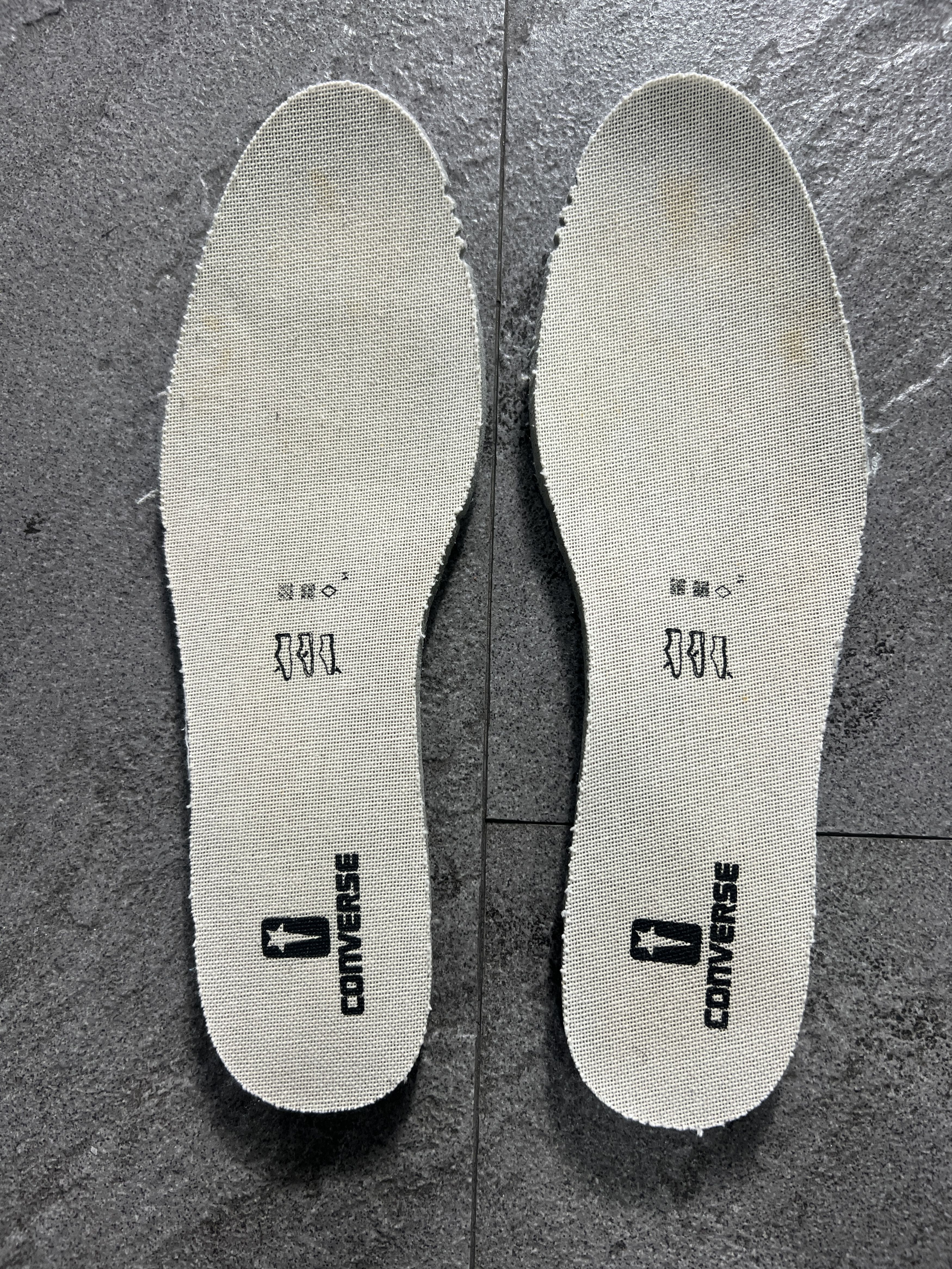 Converse × Rick Owens Drkshdw Converse x Rick Owens DRKSHDW TURBODRK Low Off White EU41.5 Size US 8 / EU 41 - 9 Thumbnail
