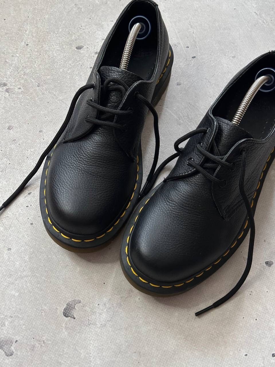 Dr. Martens Dr. Martens 1461 Full Black Boots Size US 8 / IT 38 - 3 Thumbnail