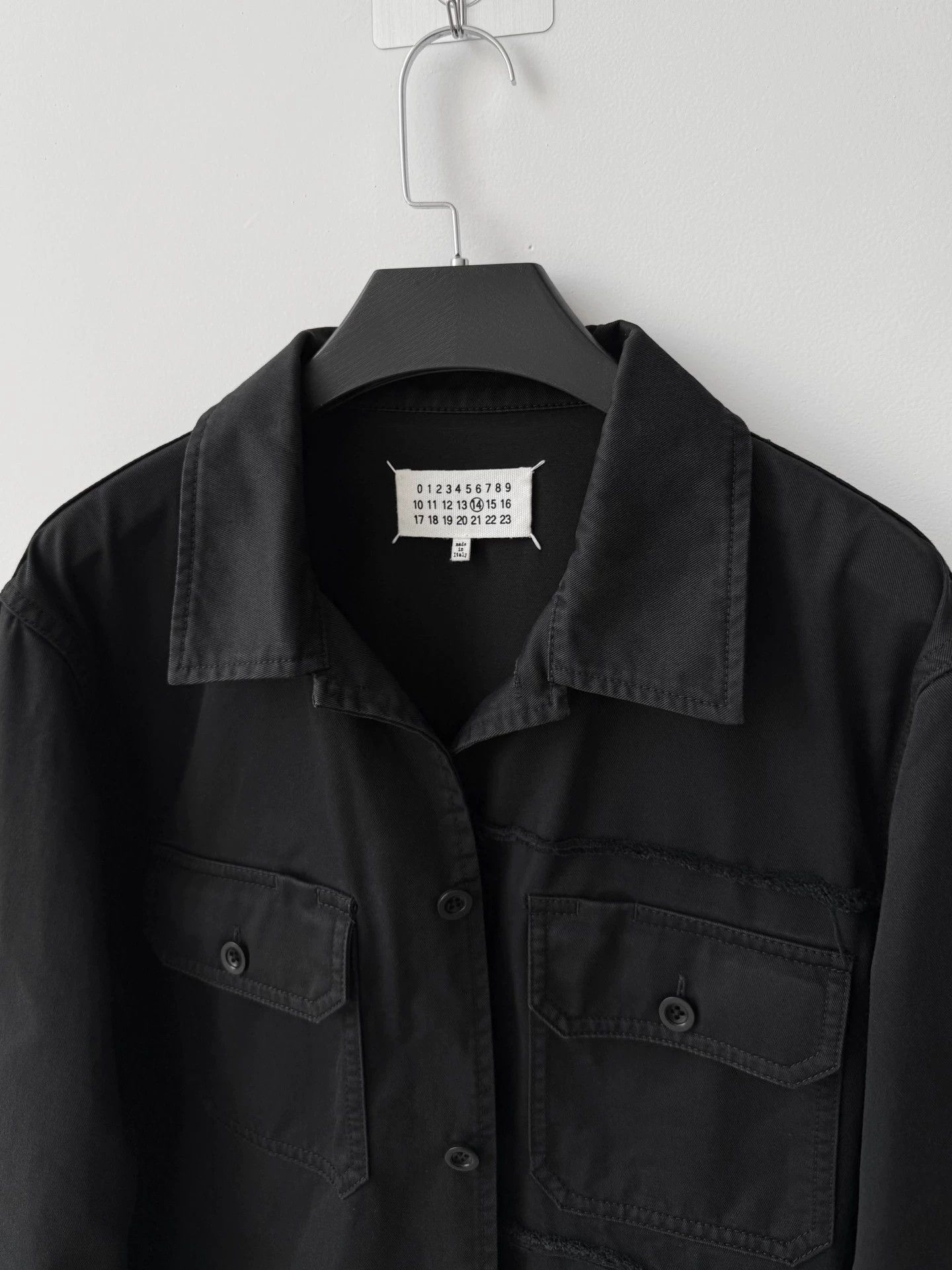 Maison Margiela Maison Margiela 19SS Frayed Denim Jkt 41 Black Size US L / EU 52-54 / 3 - 4 Thumbnail