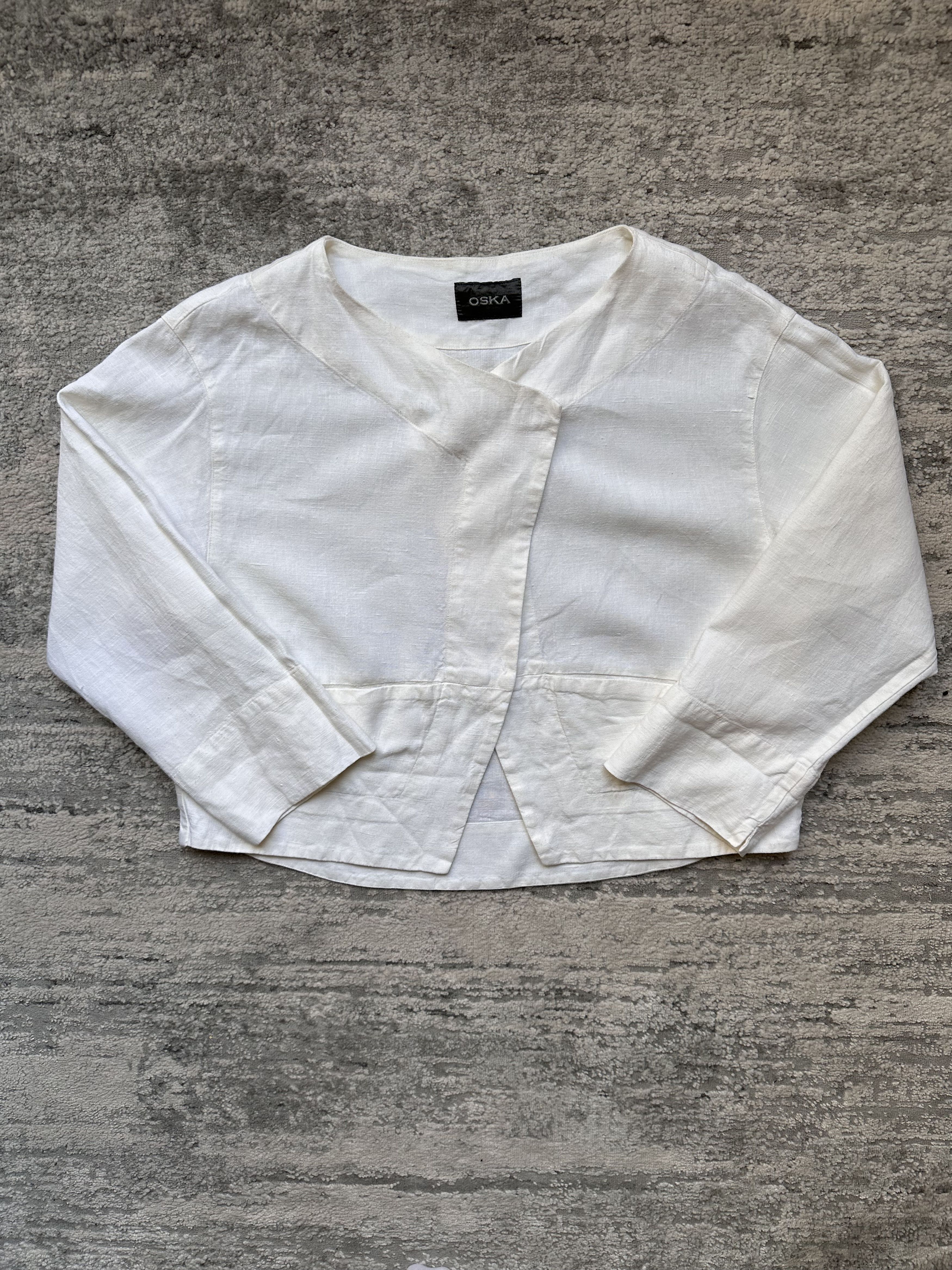 OSKA Oska linen cardigan jacket Size M / US 6-8 / IT 42-44 - 1 Thumbnail