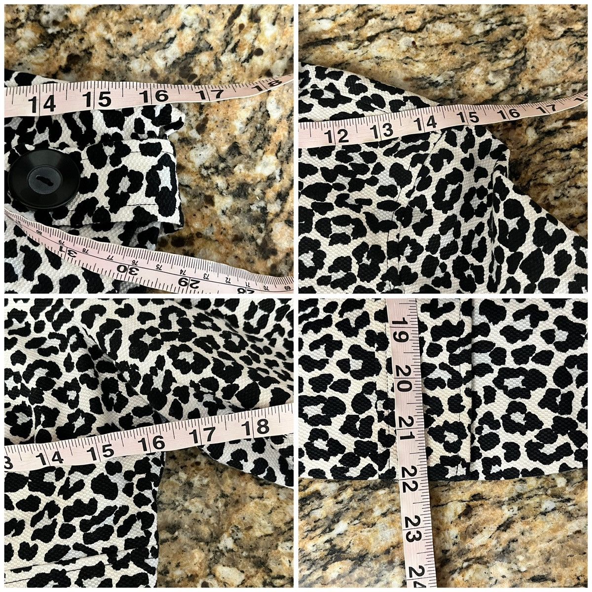 Vintage Vintage Forever 21 Jacquard Leopard Single Breast Blazery M Size M / US 6-8 / IT 42-44 - 5 Thumbnail