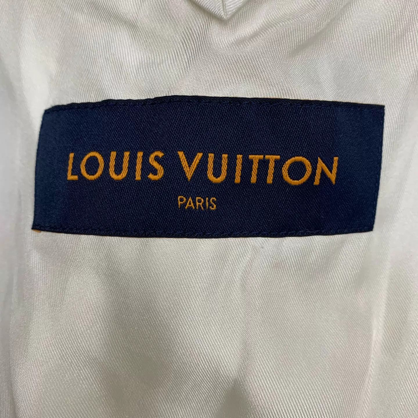 Louis Vuitton Lv Peace Dove Ivory Wool Silk Blazer 46 95 New Size 46R - 4 Thumbnail
