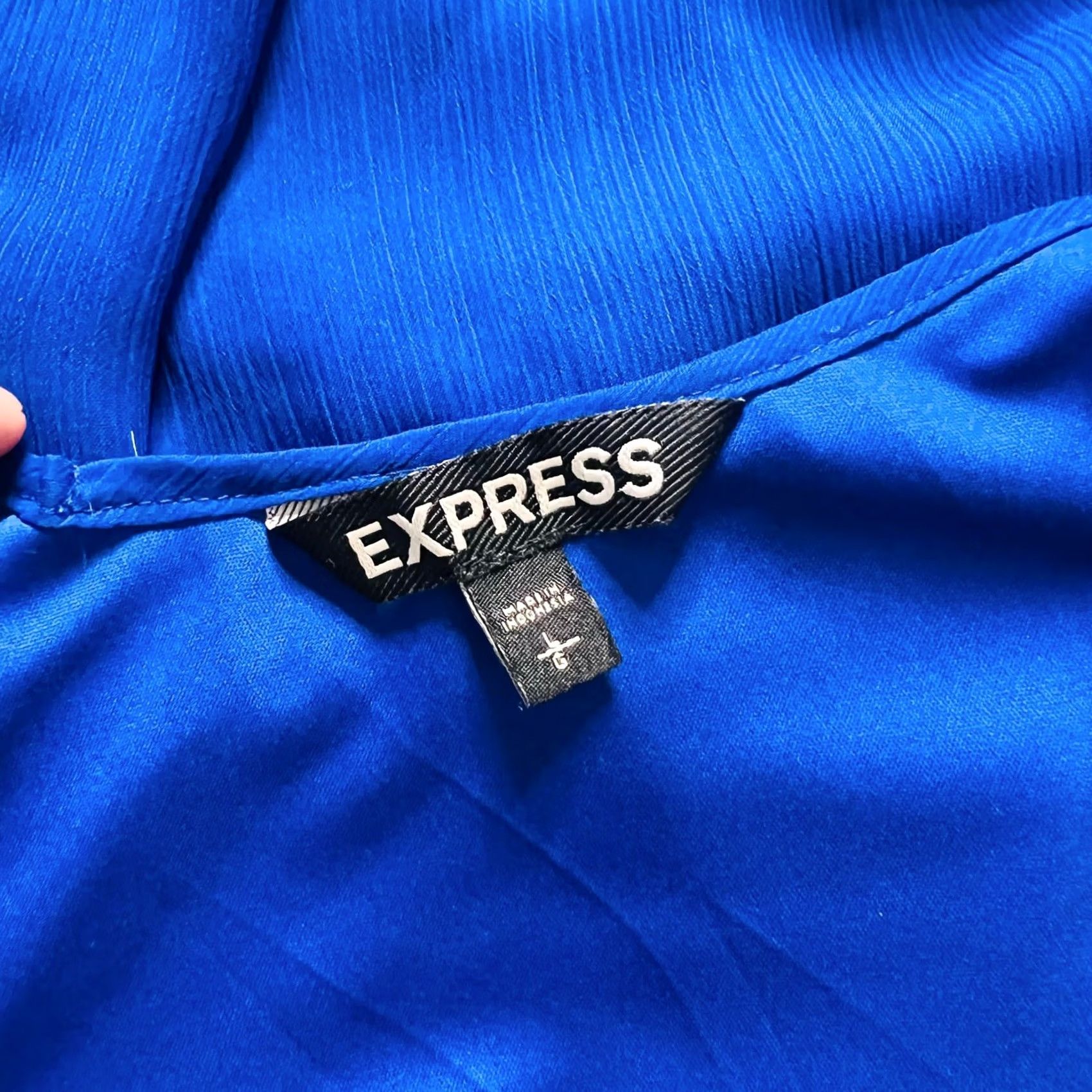 Express Express Dress Womens L Blue Flow Spaghetti Strap Tank Top Size L / US 10 / IT 46 - 4 Thumbnail