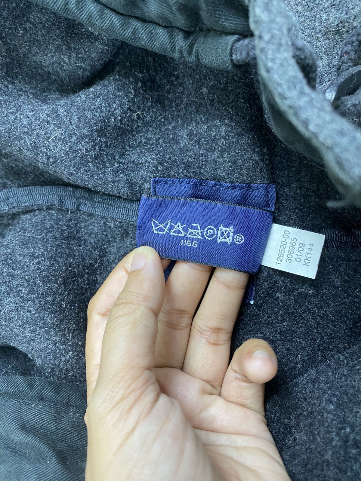 Gap × Japanese Brand × Vintage Vtg GAP Pullover Anorak Double Pocket Wool Hoodie Jacket Size US M / EU 48-50 / 2 - 11 Thumbnail