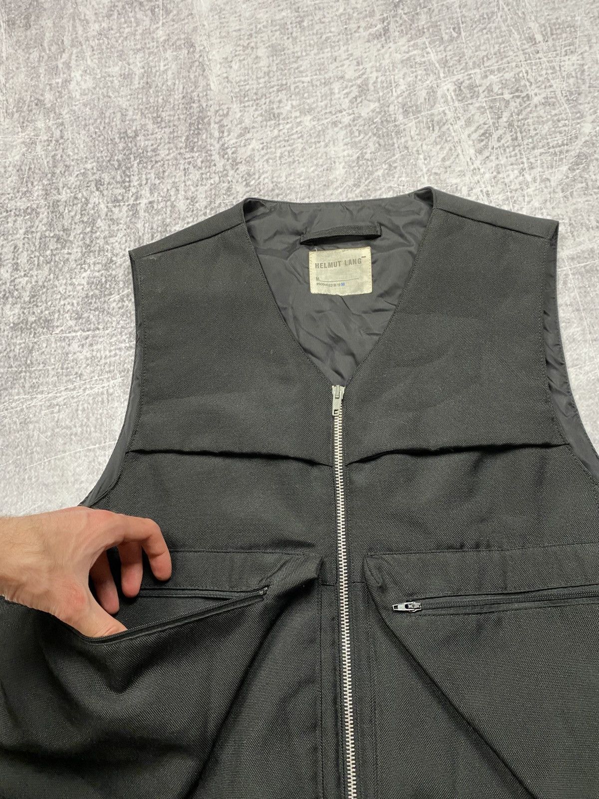 Helmut Lang Archive AW98 Helmut Lang Multi Pocket Zippered Cargo Vest Size US L / EU 52-54 / 3 - 5 Thumbnail