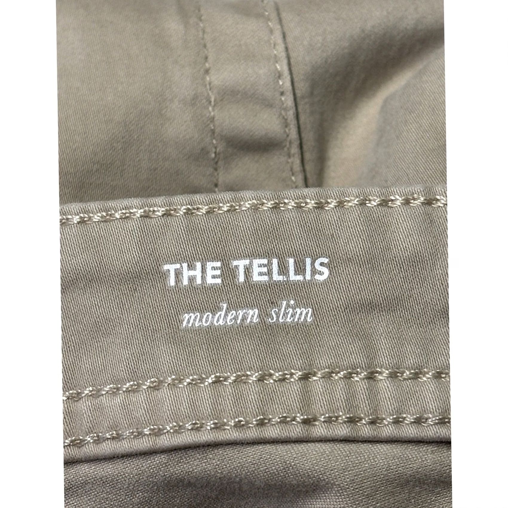 Vintage AG Adriano Goldschmied The Tellis Modern Slim Pants 33x29 Tan Khaki Size US 33 - 6 Thumbnail