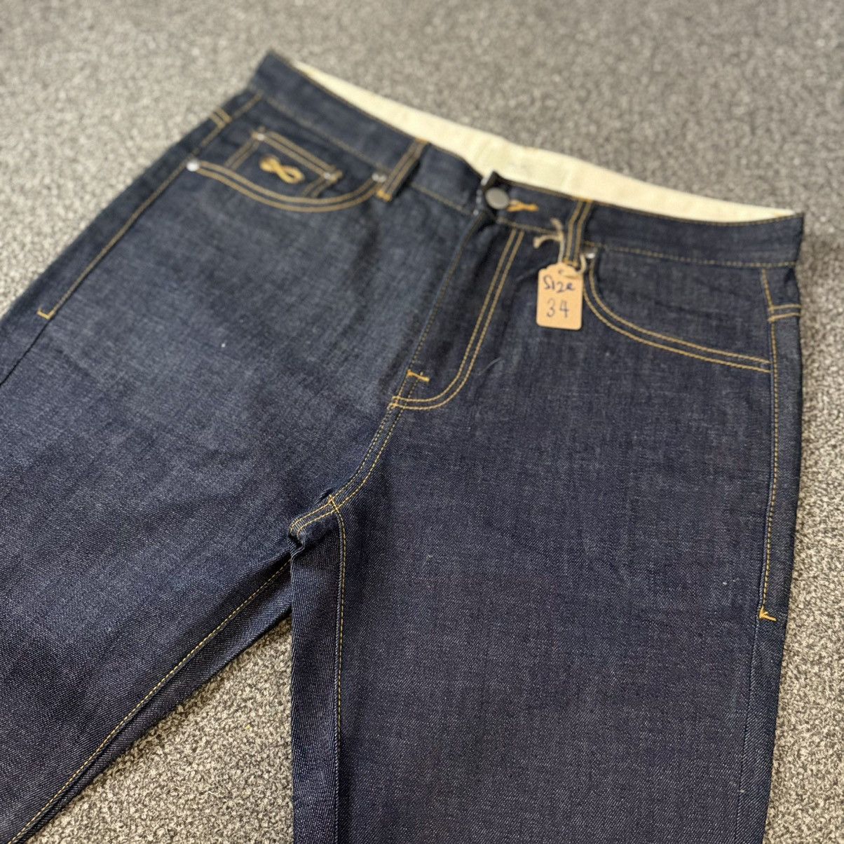 14th Addiction 🔥🇯🇵 Japanese Raw Denim Plac Relaxed Slim Crop Archive Y2K Size US 34 / EU 50 - 3 Thumbnail