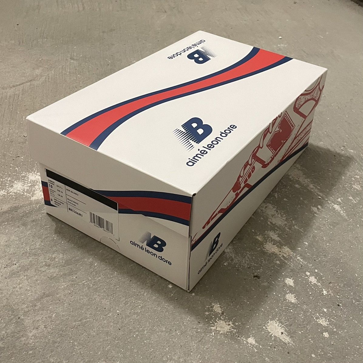 Aime Leon Dore × New Balance ALD x NB550 White Beige Suede [NOS] Size US 10 / EU 43 - 6 Thumbnail