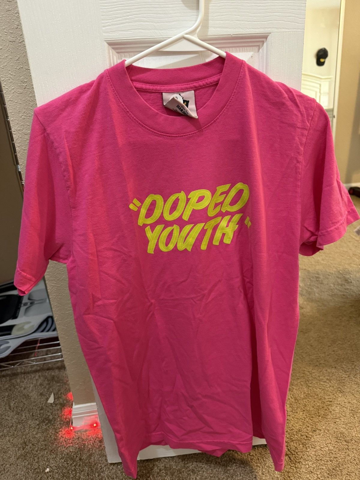 Real Bad Man Pink "Doped Youth" tee Size US S / EU 44-46 / 1 - 1 Thumbnail
