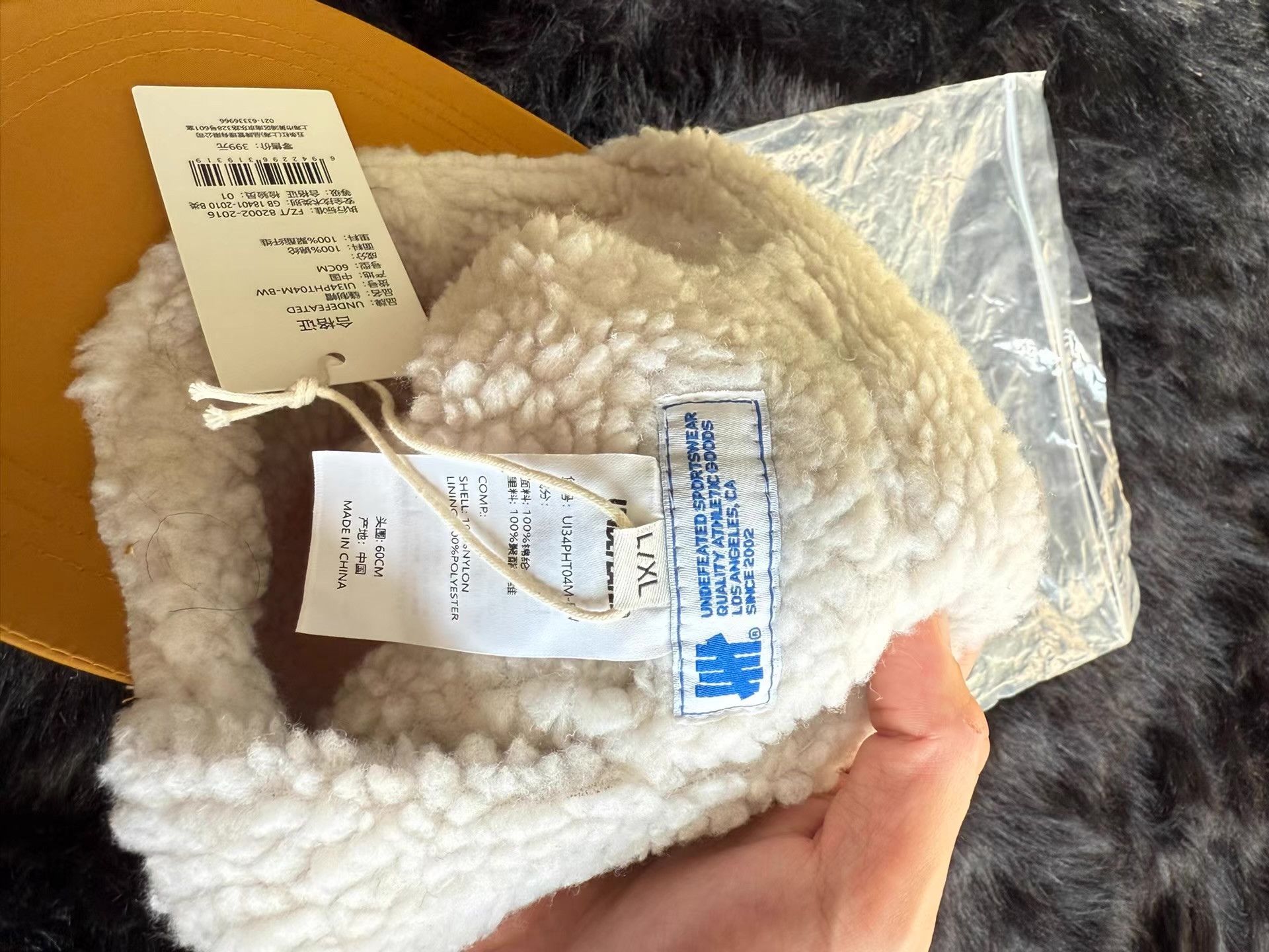 Undefeated Undefeated Sherpa Hat Q17 Size ONE SIZE - 5 Thumbnail