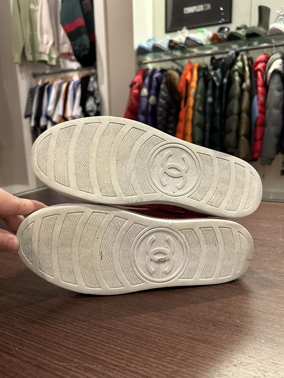 Chanel Chanel Mesh Suede High top Size US 6 / EU 39 - 9 Thumbnail