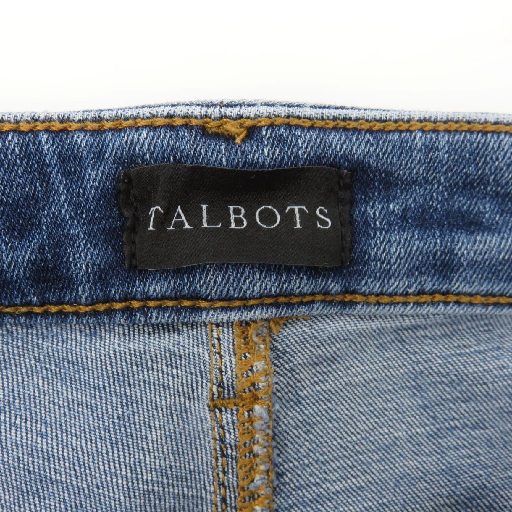 Talbots Talbots Women Jeans 6 Bootcut Barely Boot 5-Pocket Denim Blue Cotton Blend Pocket Pockets Solid Regular Vintage No White? Size 28" / US 6 / IT 42 - 5 Thumbnail