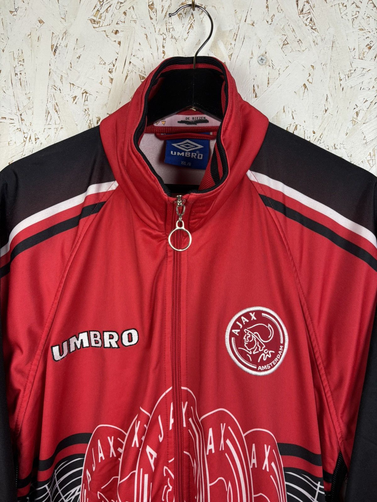 Umbro 90s Umbro Ajax Amsterdam 1997/98 Tracksuit Jacket XXL Size US XXL / EU 58 / 5 - 2 Thumbnail