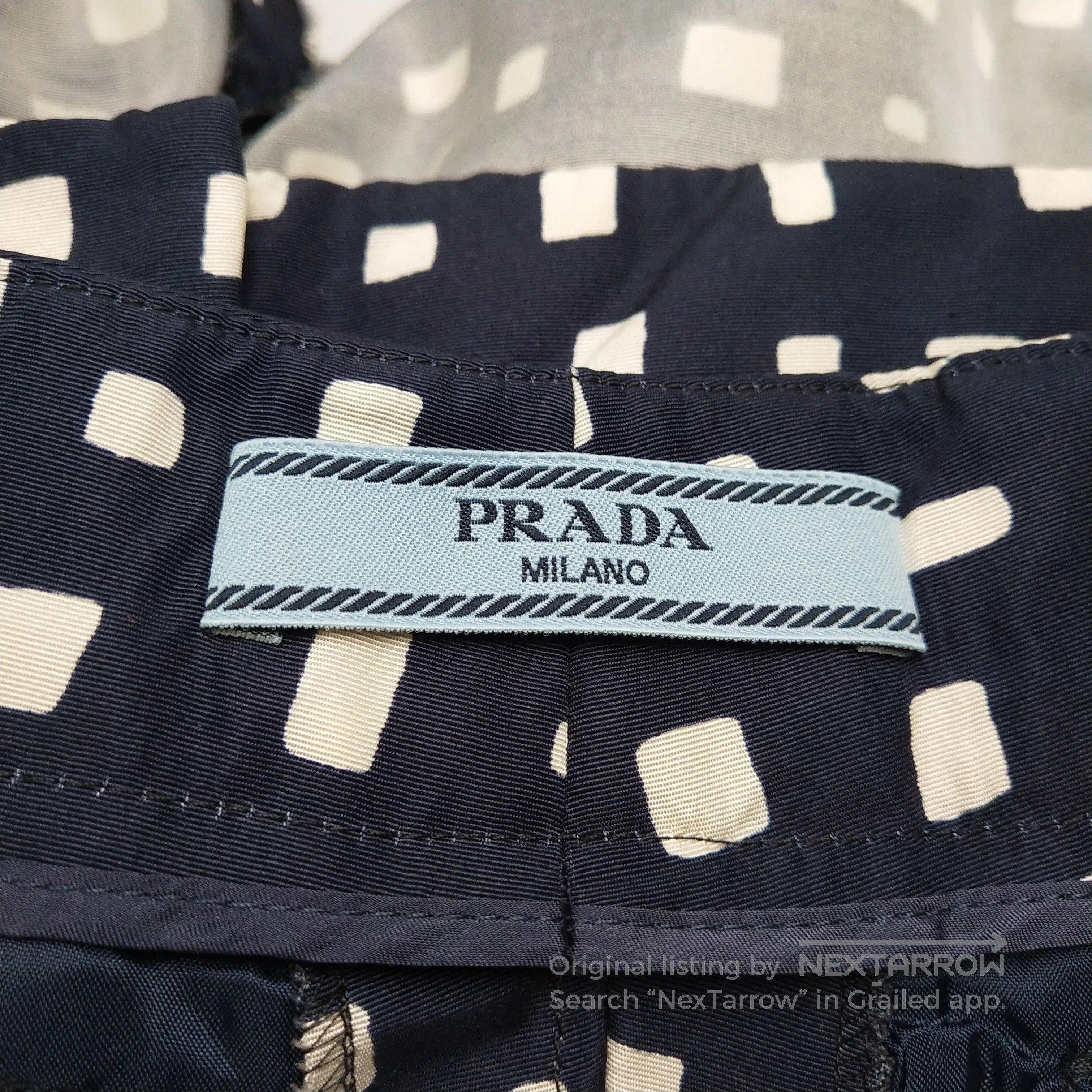 Prada Prada Color Block Polka Dot Trousers Size 38 . Size 37" - 4 Thumbnail