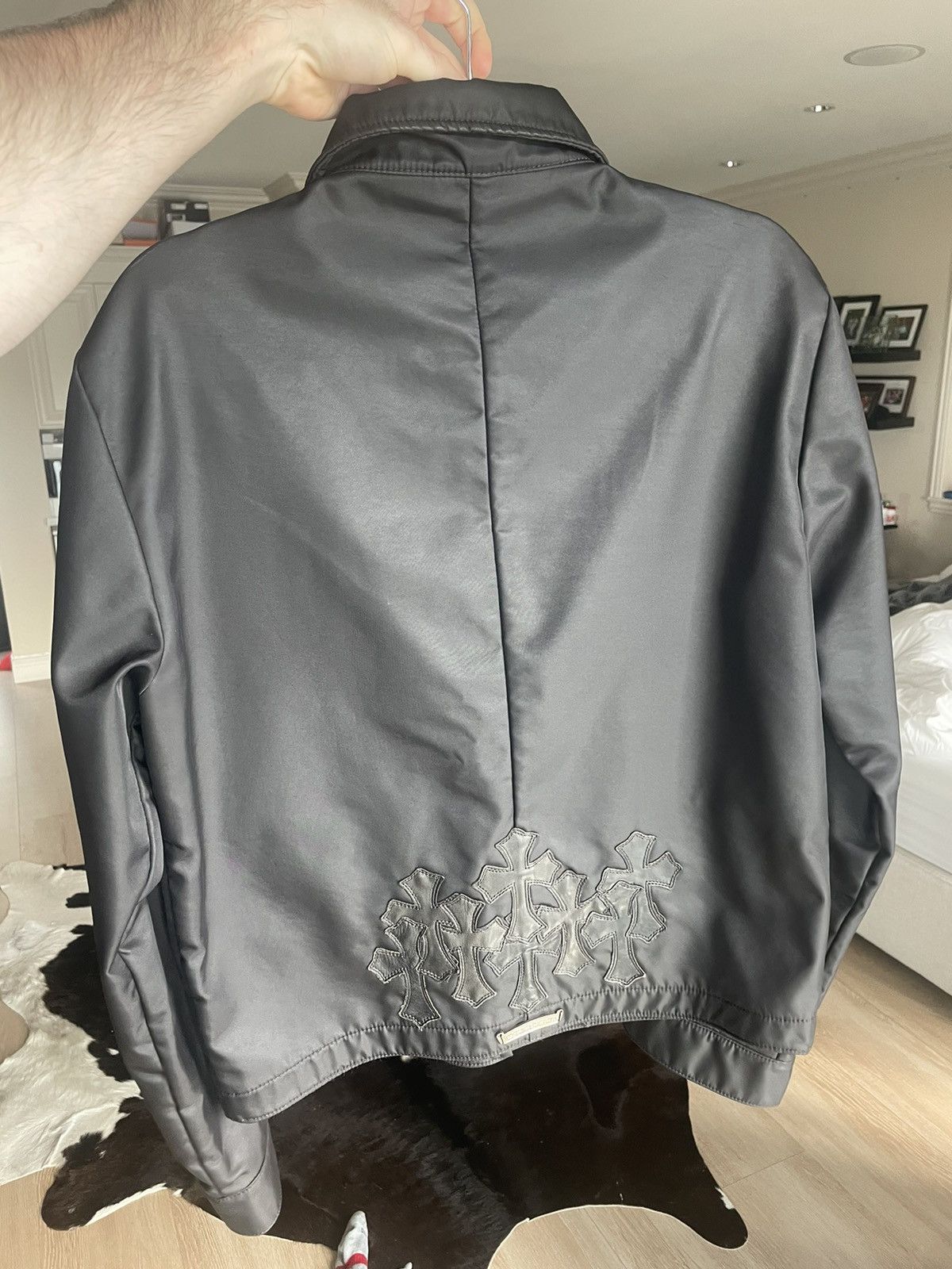 Chrome Hearts Chrome Hearts Nylon Trucker Jacket Patches Size US M / EU 48-50 / 2 - 7 Thumbnail