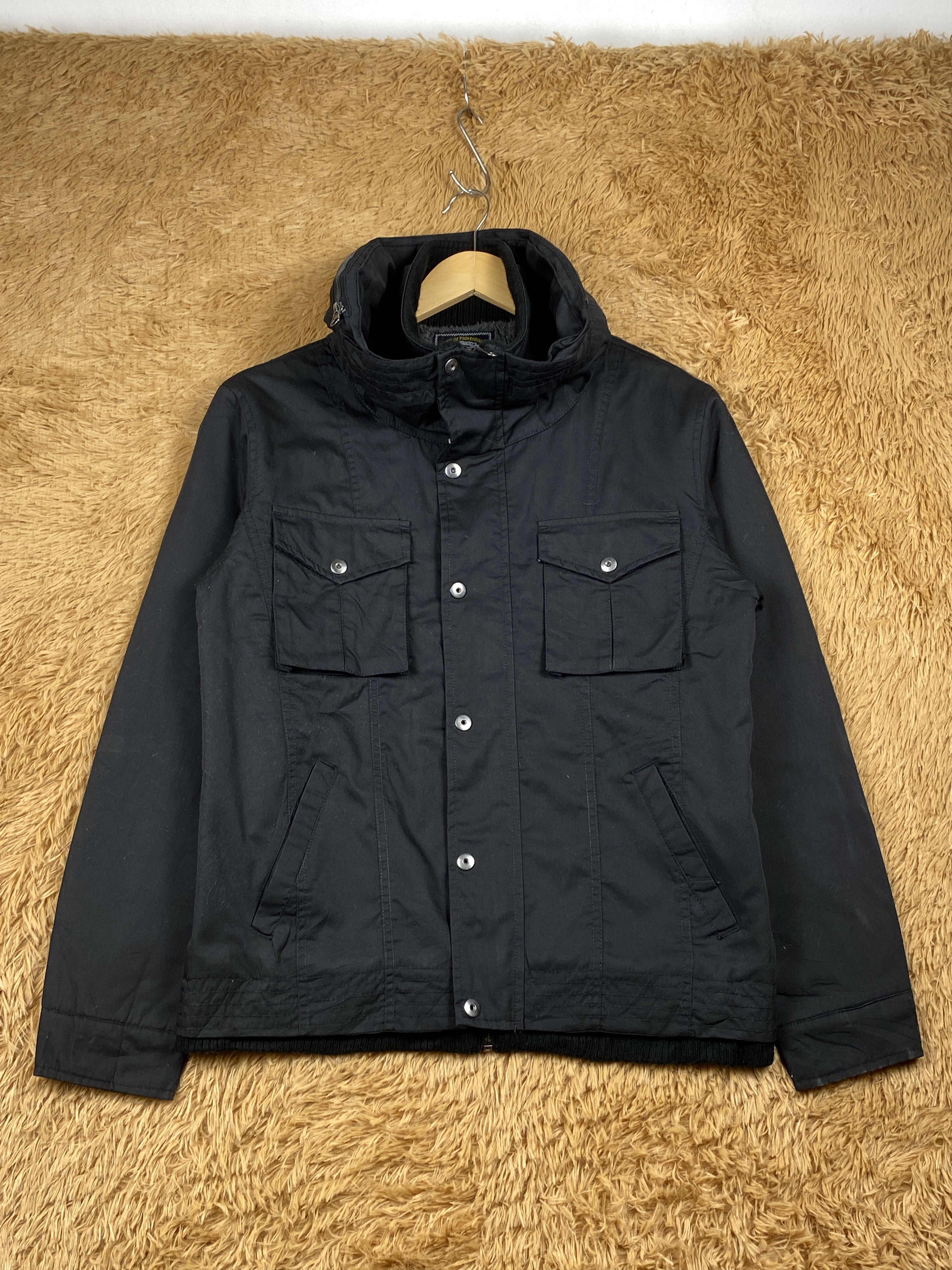 Japanese Brand × Vintage Vintage Panaspur Sherpa Lining Zip Up Jacket Size US S / EU 44-46 / 1 - 1 Thumbnail