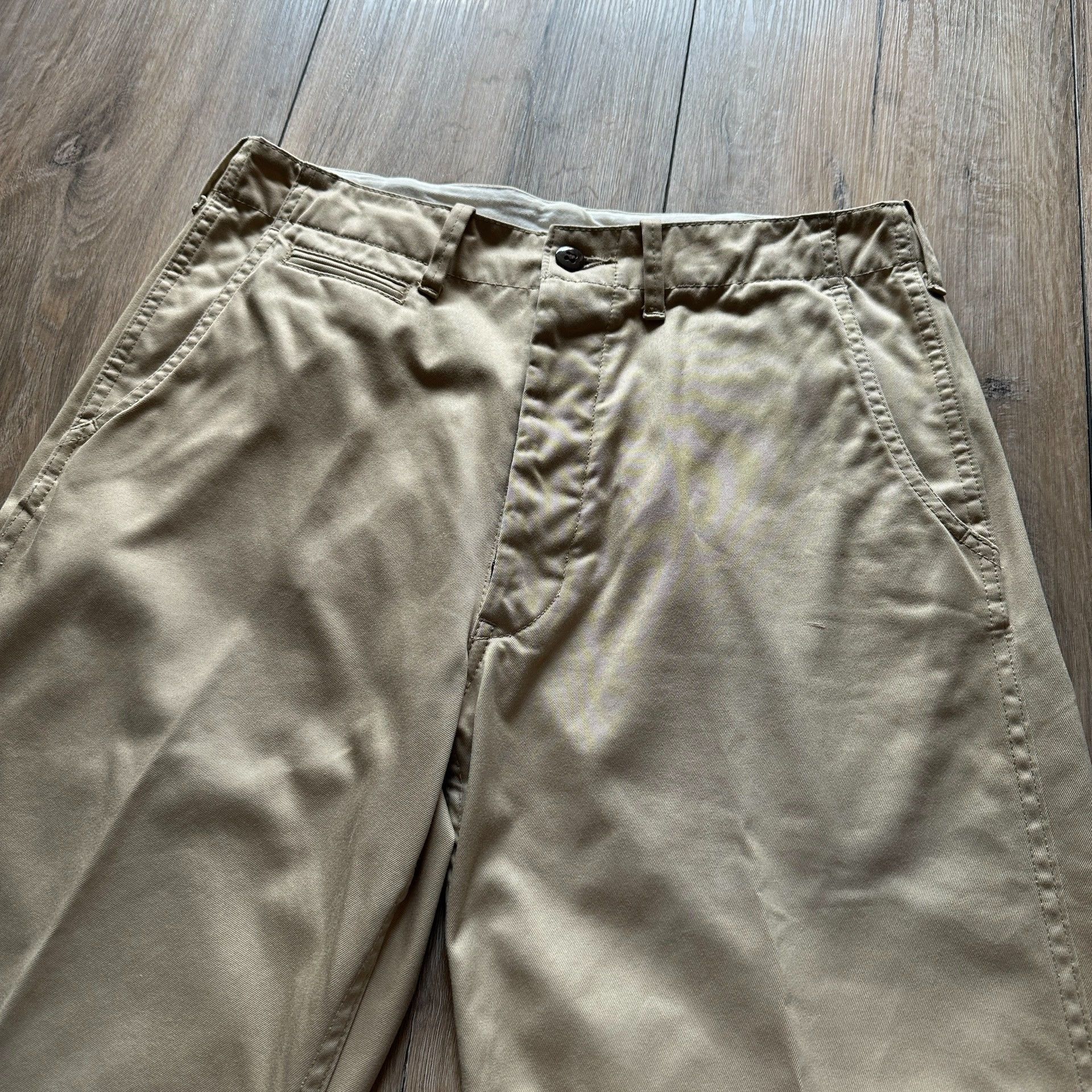 Cushman Cushman Khaki Wide-Leg Pants Size US 32 / EU 48 - 4 Thumbnail