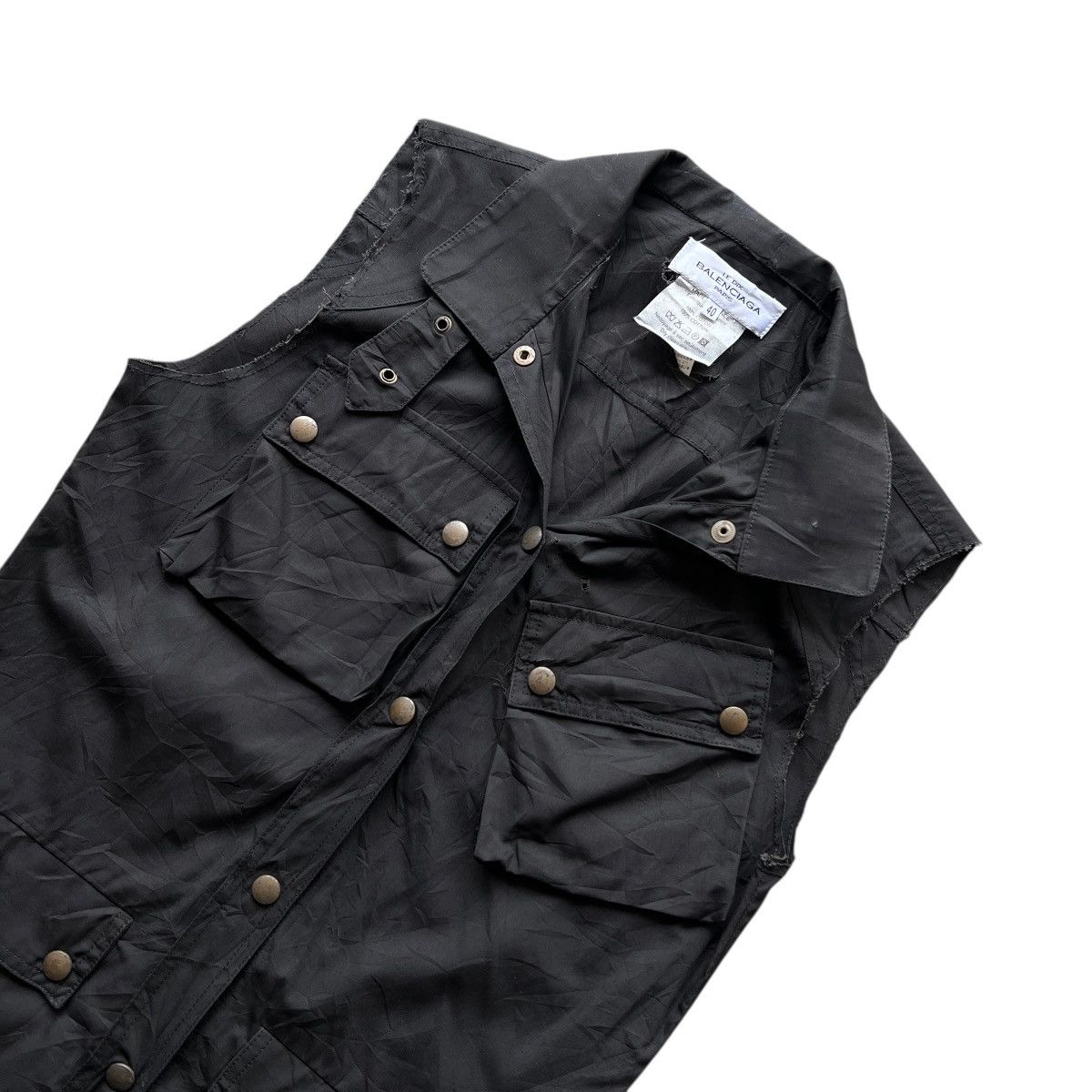 Balenciaga Balenciaga Le Dix Paris Shirt Cargo Tank Top Jacket Size US XS / EU 42 / 0 - 6 Thumbnail