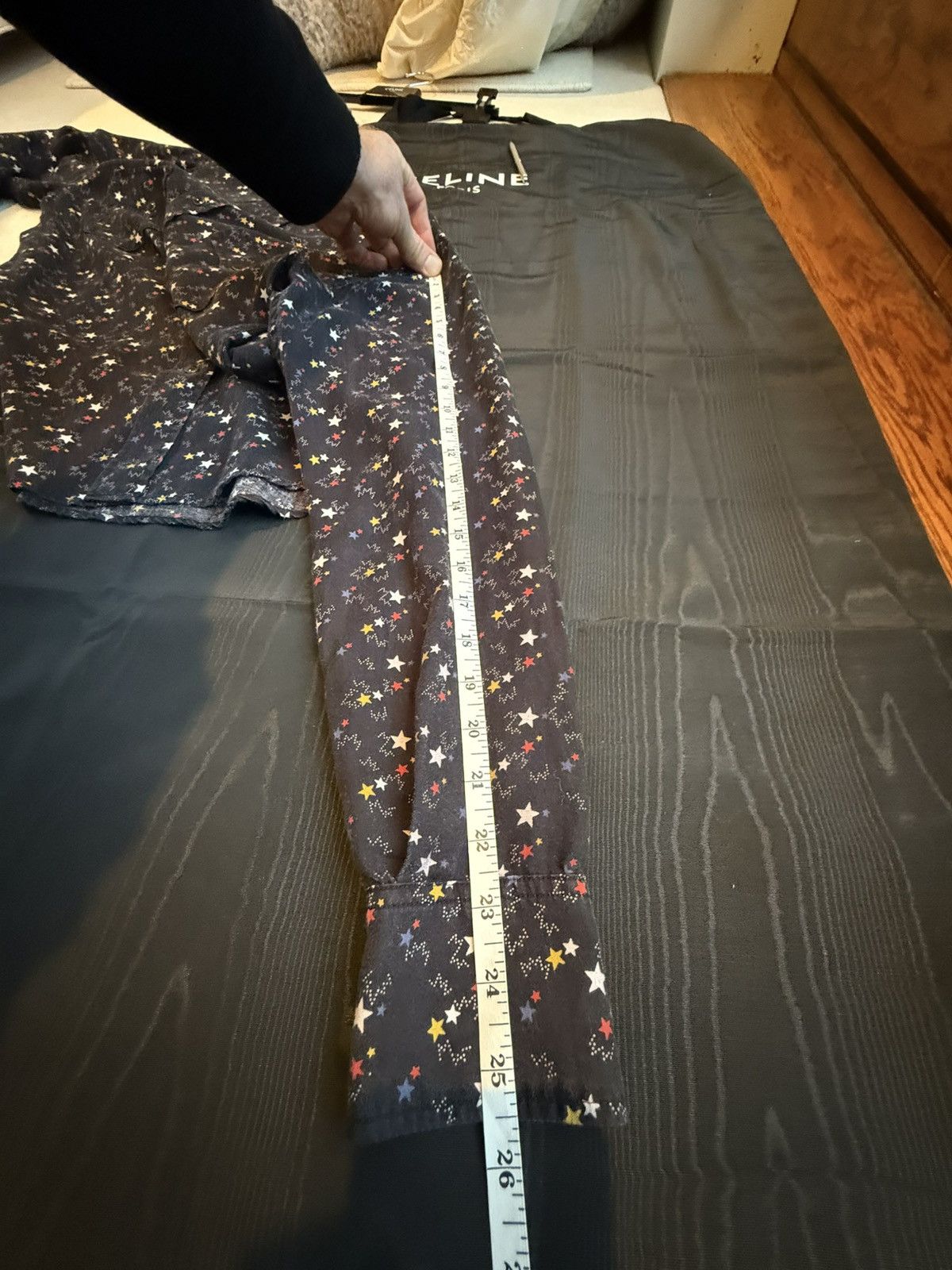 Saint Laurent Paris Saint Laurent star print western black shirt Size US M / EU 48-50 / 2 - 6 Thumbnail