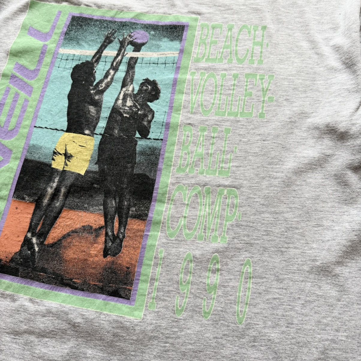 O'Neill Vintage 90s O’Neill Beach Volleyball Comp 1990 Surf T-shirt Size US L / EU 52-54 / 3 - 3 Thumbnail