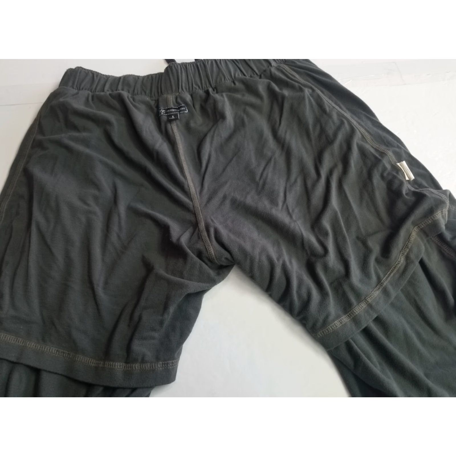 Vintage Ggo Men Shorts L Green Chino Lined Outdoor Comfort Organic Clothier Large Size US 33 - 6 Thumbnail