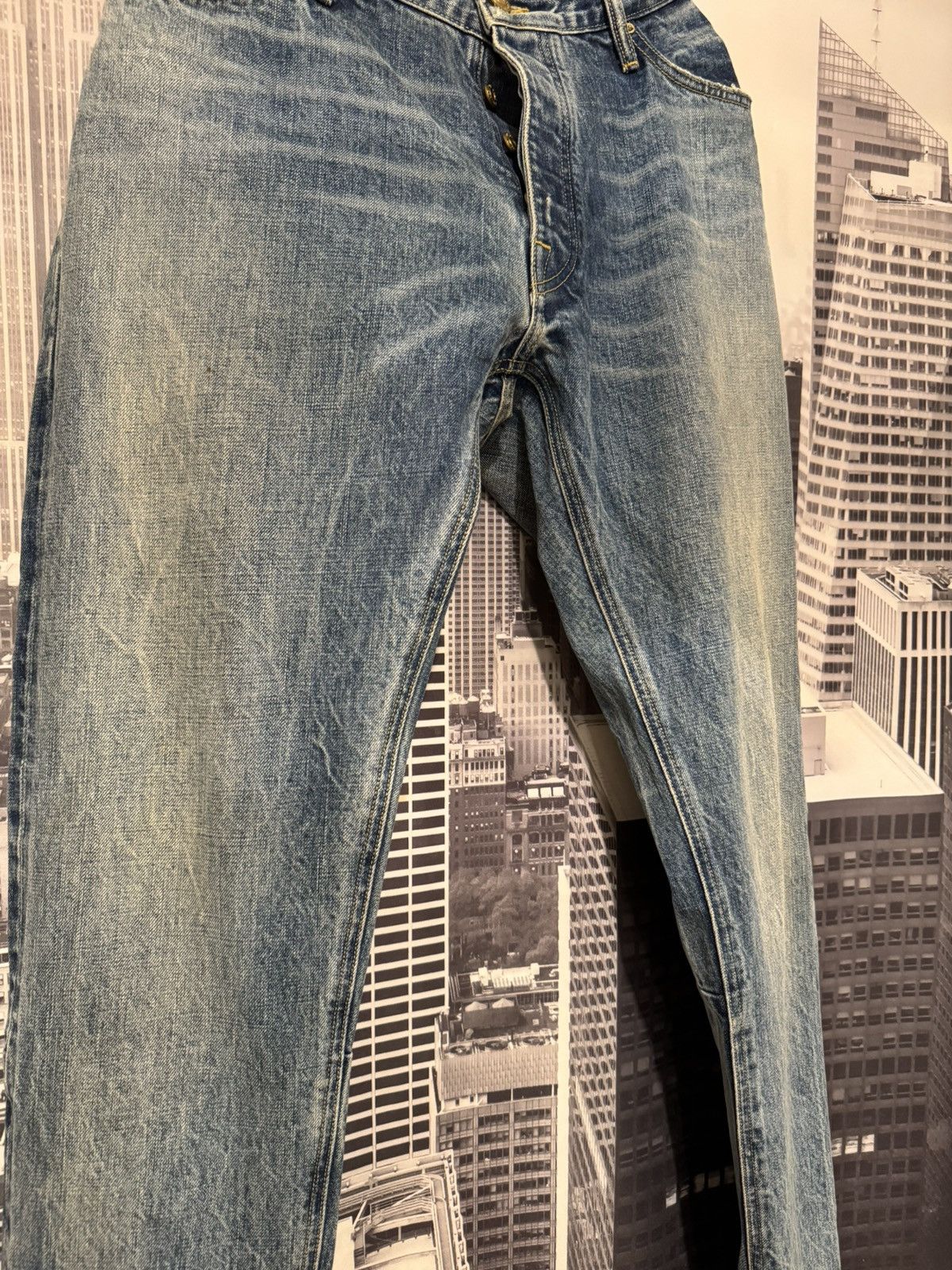 Fear of God 🔥Fear of God Fifth Collection Indigo Selvedge Jeans SZ 36 Size US 36 / EU 52 - 2 Thumbnail