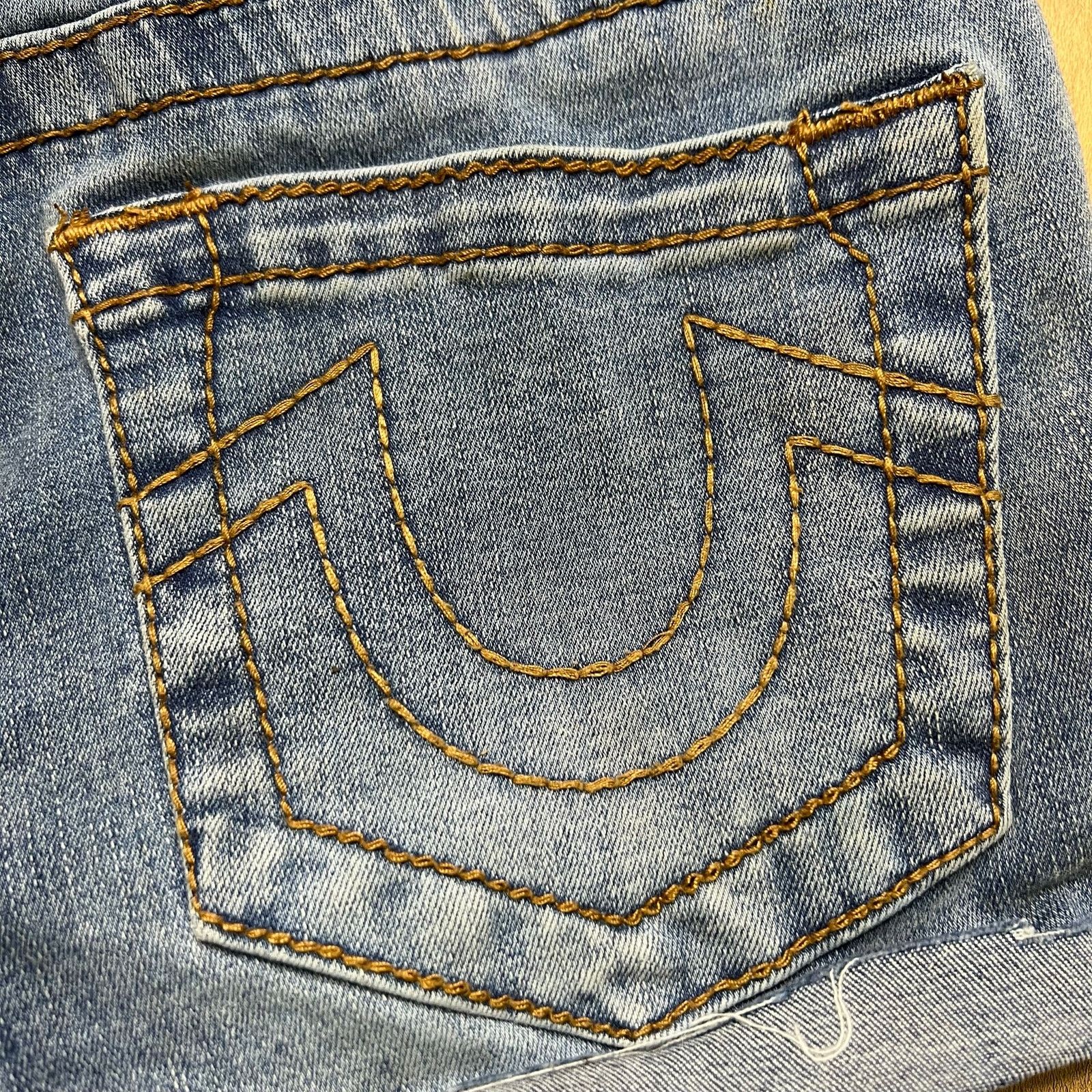 True Religion True Religion Becca Denim Shorts Womens Sz 26 Cutoff Y2K Size US 26 / EU 42 - 11 Thumbnail