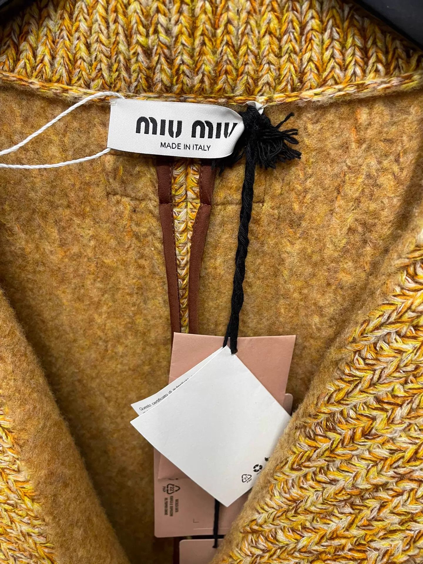 Miu Miu MIU MIU Tweed Blazer, Size 38, New With Tags Size XS / US 0-2 / IT 36-38 - 3 Thumbnail