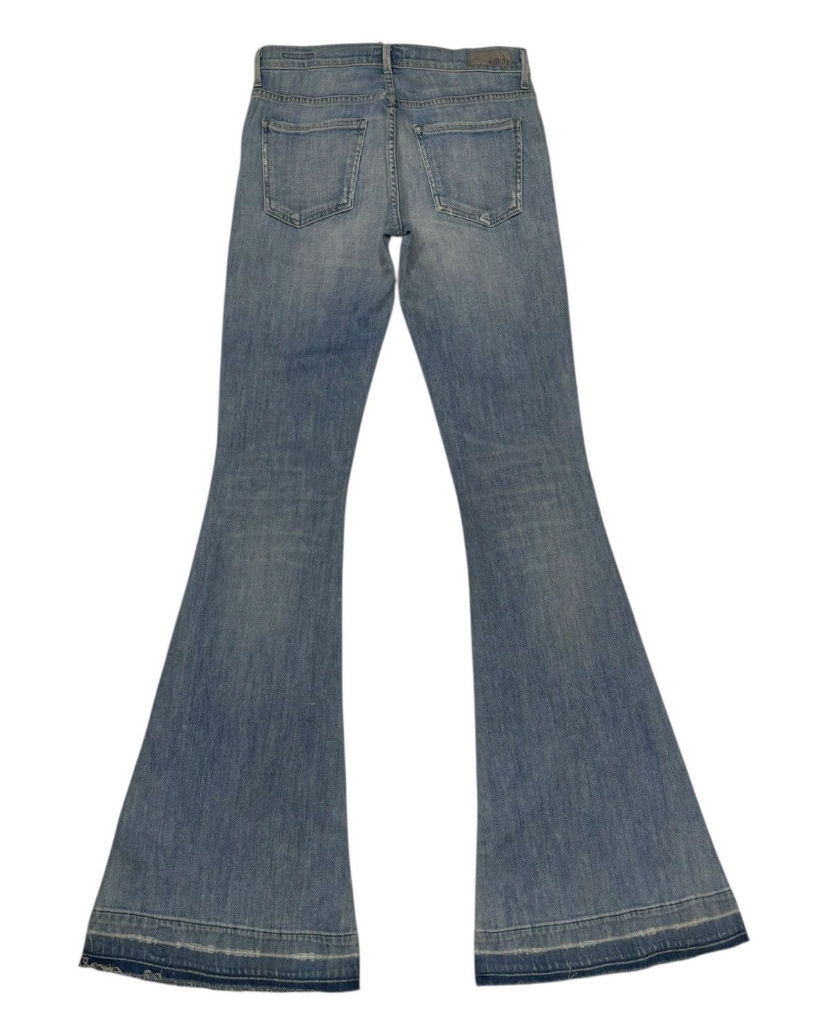 Agolde AGOLDE Denim Super Flare Jeans Distressed Denim Size US 29 - 8 Thumbnail