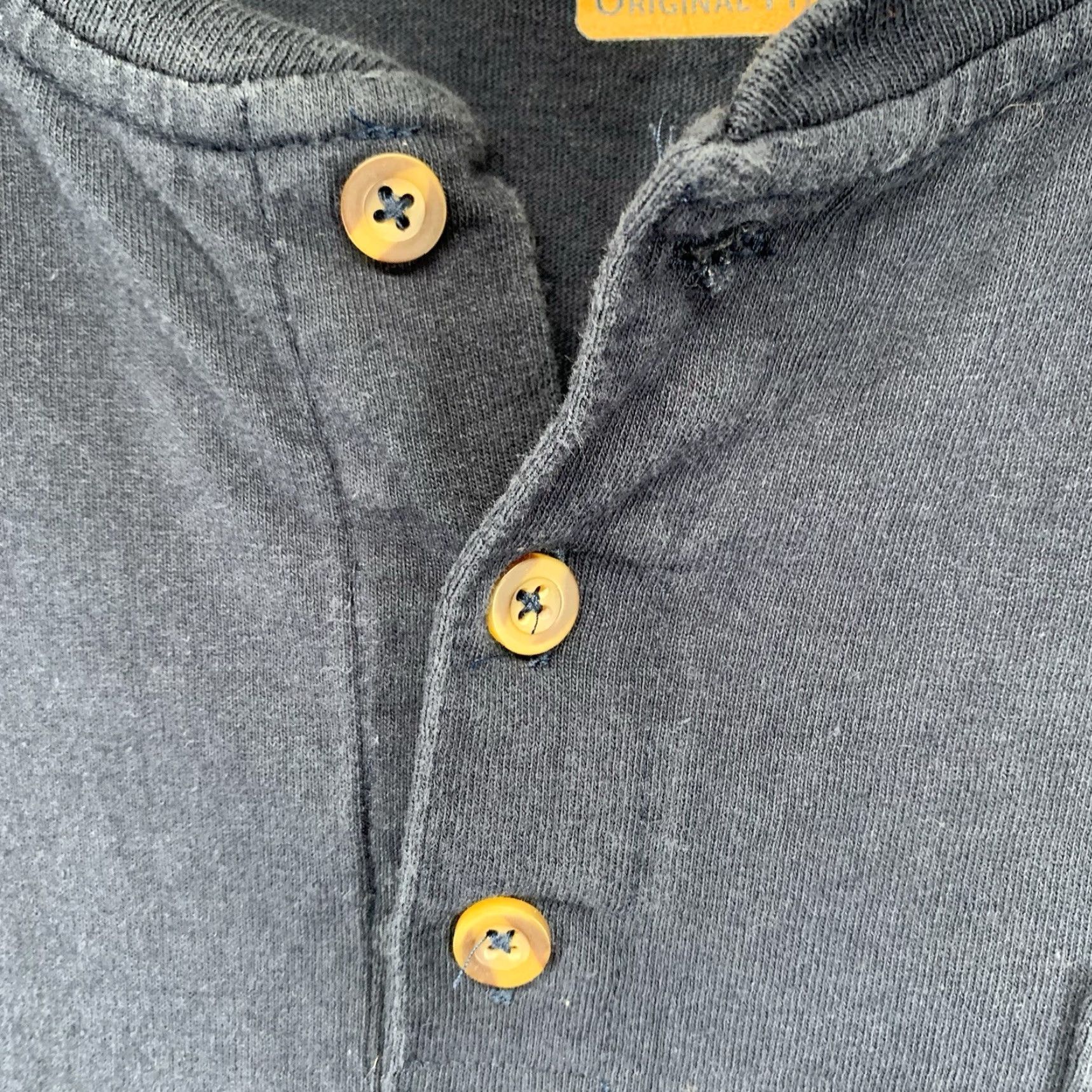 Carhartt Carhartt T-Shirt Mens Navy 2XL Long Sleeve Henley All Cotton Regular Fit Pockets Logo Jacket? Size US XXL / EU 58 / 5 - 4 Thumbnail