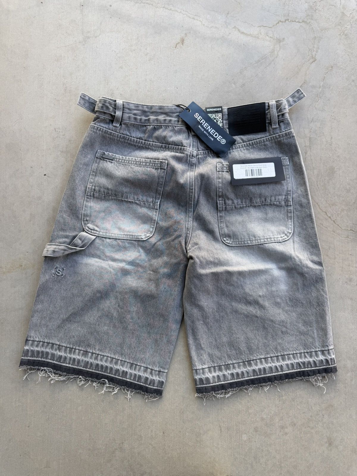 Other Serenede Atelier Denim Shorts – Mid Grey Size 34 NWT Size US 34 / EU 50 - 3 Thumbnail