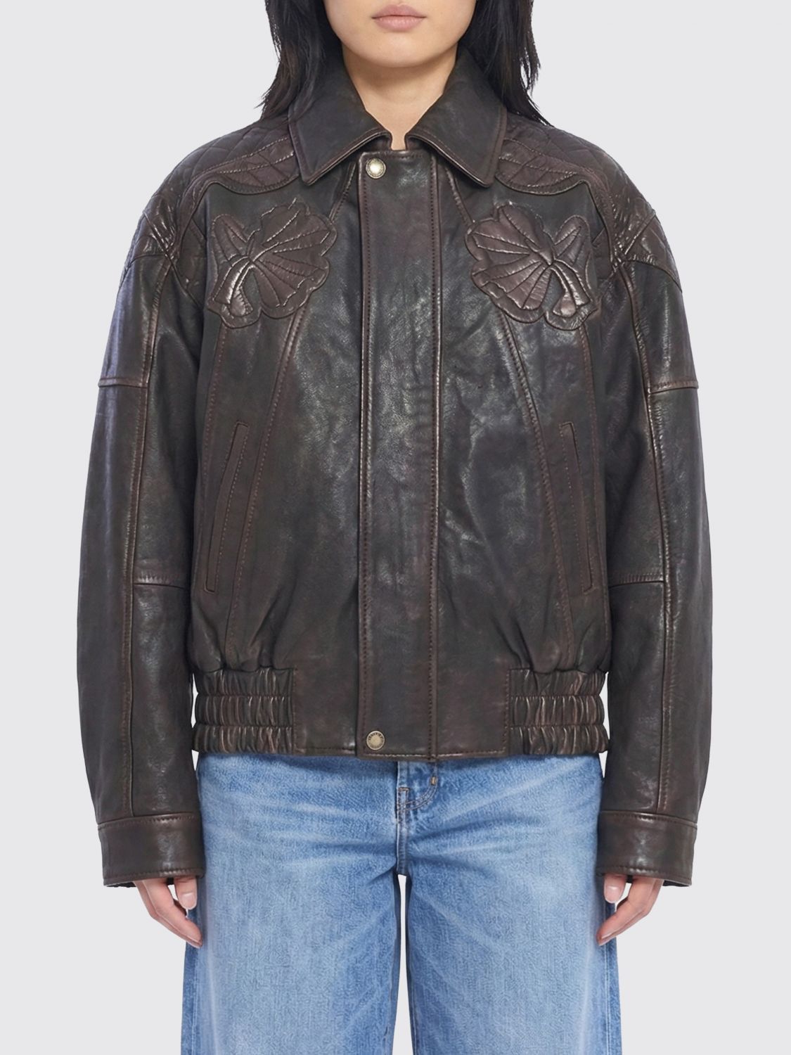 Golden Goose Golden Goose Jacket Woman Brown Size S / US 4 / IT 40 - 1 Thumbnail