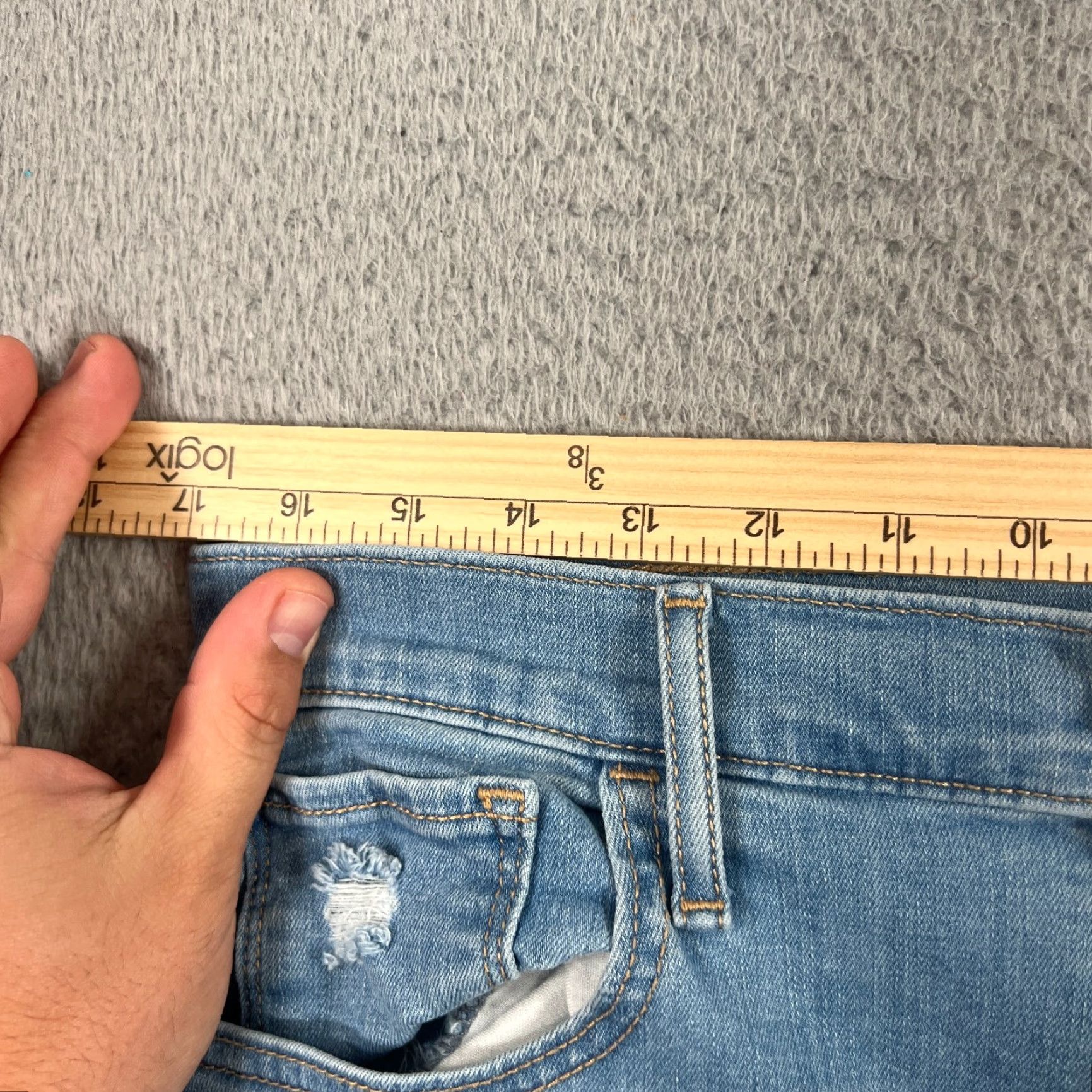 Levi's Levi's 720 Skinny Jeans Womens 32 34x30 Blue High Rise Stretch Denim Medium Wash Size 24" / US 00 / IT 34 - 4 Thumbnail