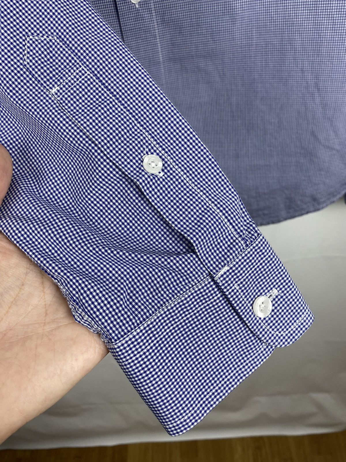 Armani Armani Jeans Shirt Button Up Embroidered Logo Check size M Size US M / EU 48-50 / 2 - 8 Thumbnail