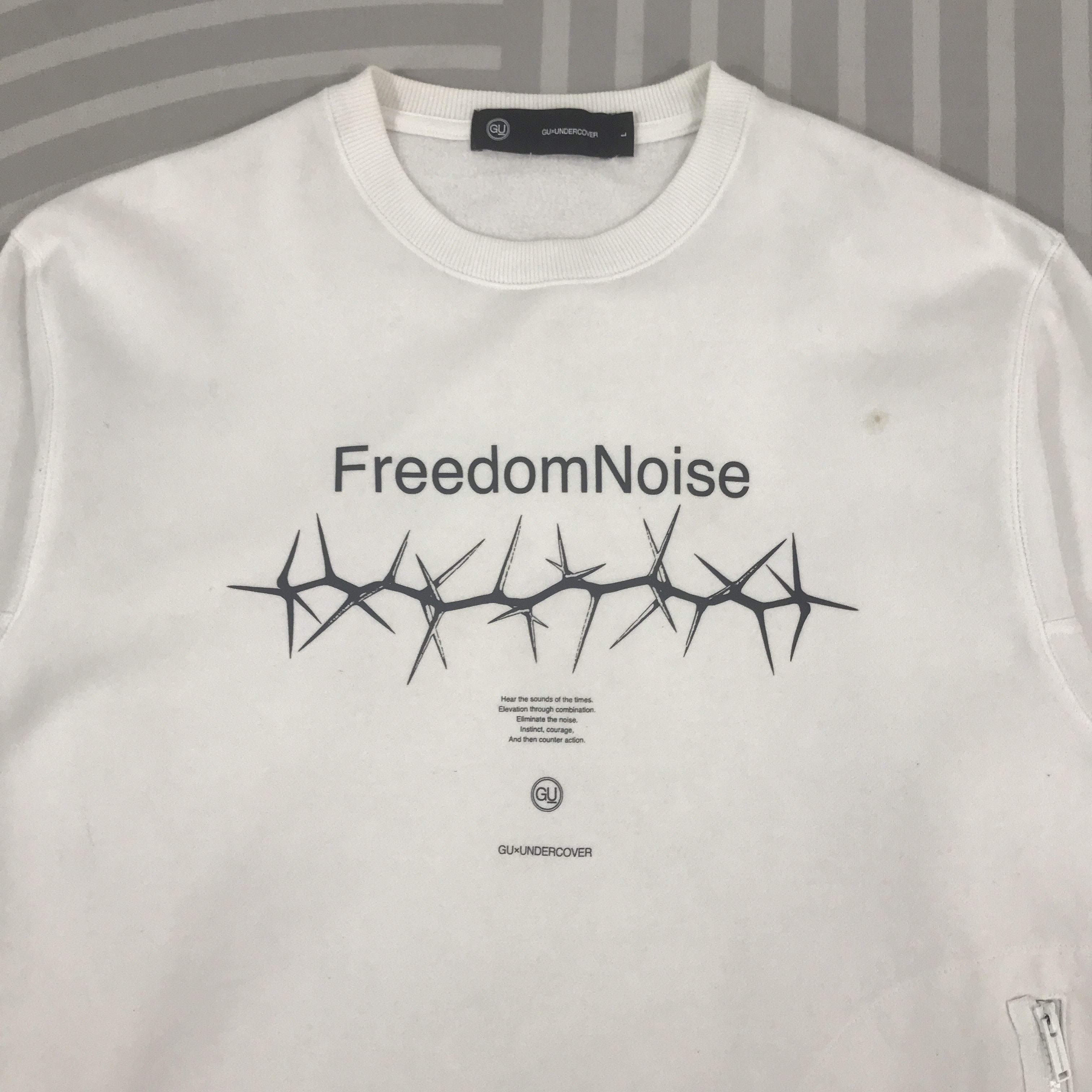 Undercover Vintage Gu x Undercaver Freedomnoise Sweatshirt K76B17 Size US L / EU 52-54 / 3 - 2 Thumbnail