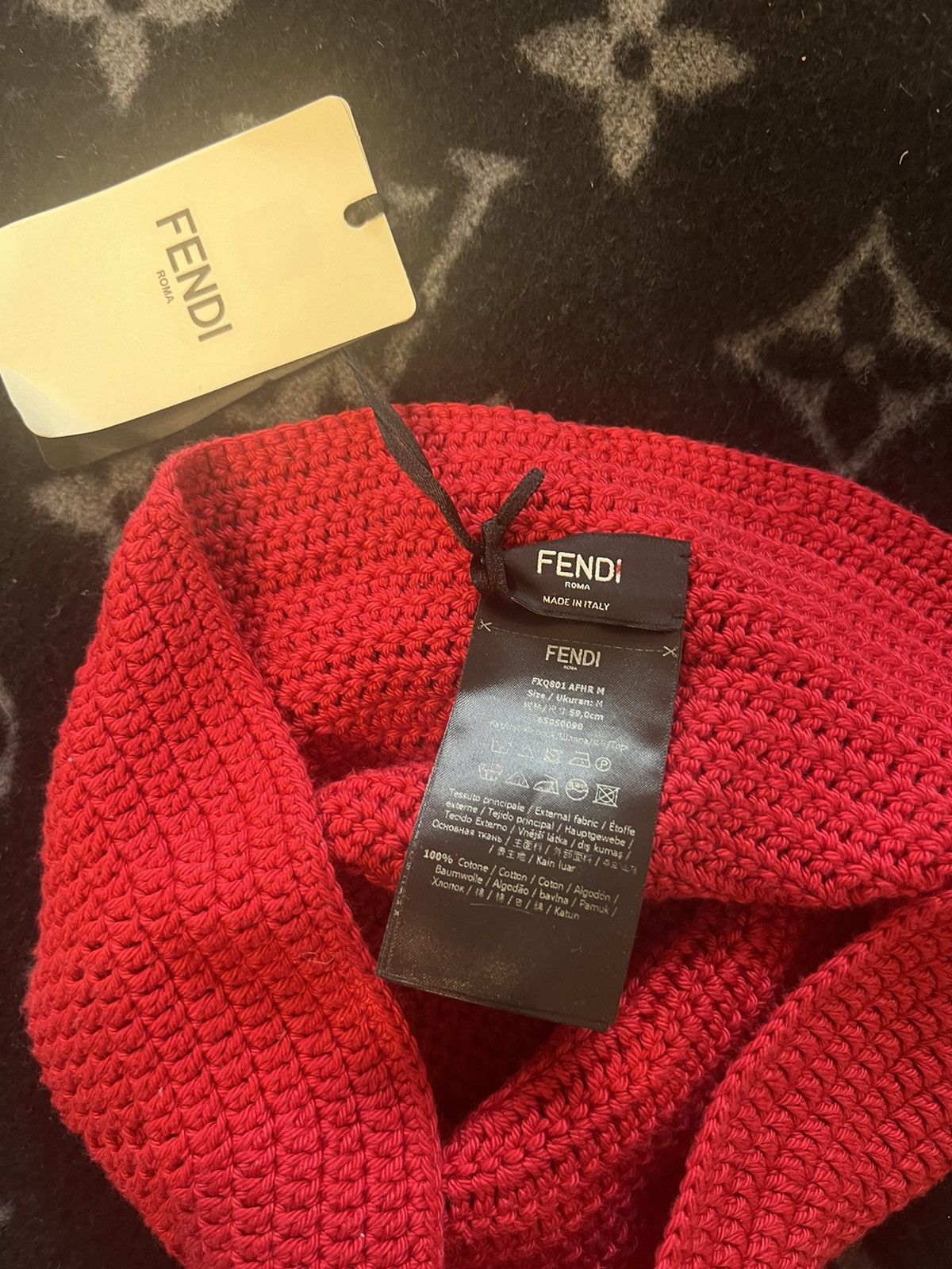 Fendi Fendi crochet bucket hat Size ONE SIZE - 4 Thumbnail