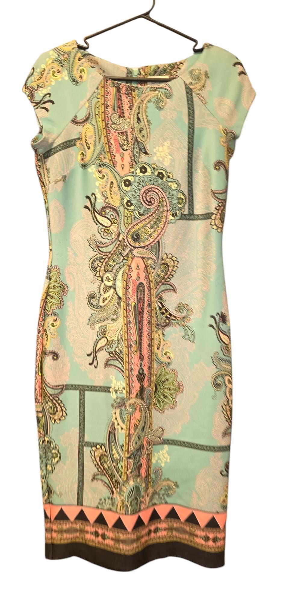 Designer Beige by eci Women's Dress - Size 4 - Elegant Pattern Size S / US 4 / IT 40 - 1 Thumbnail